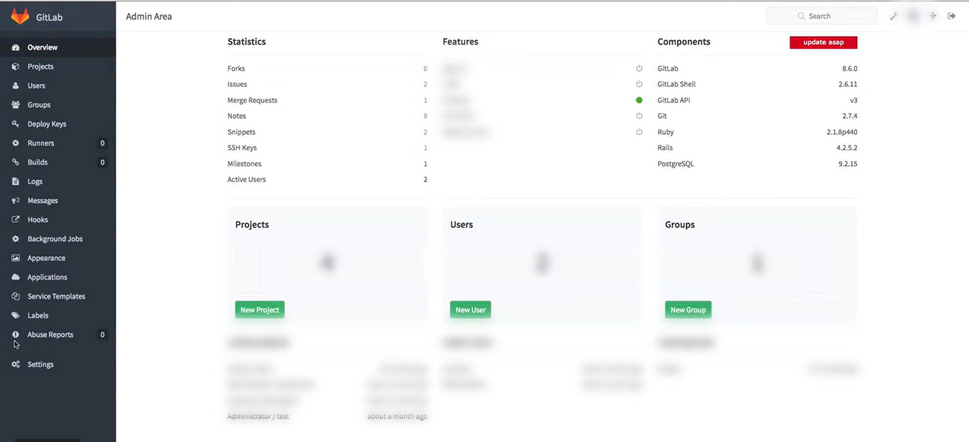 How to update gitlab