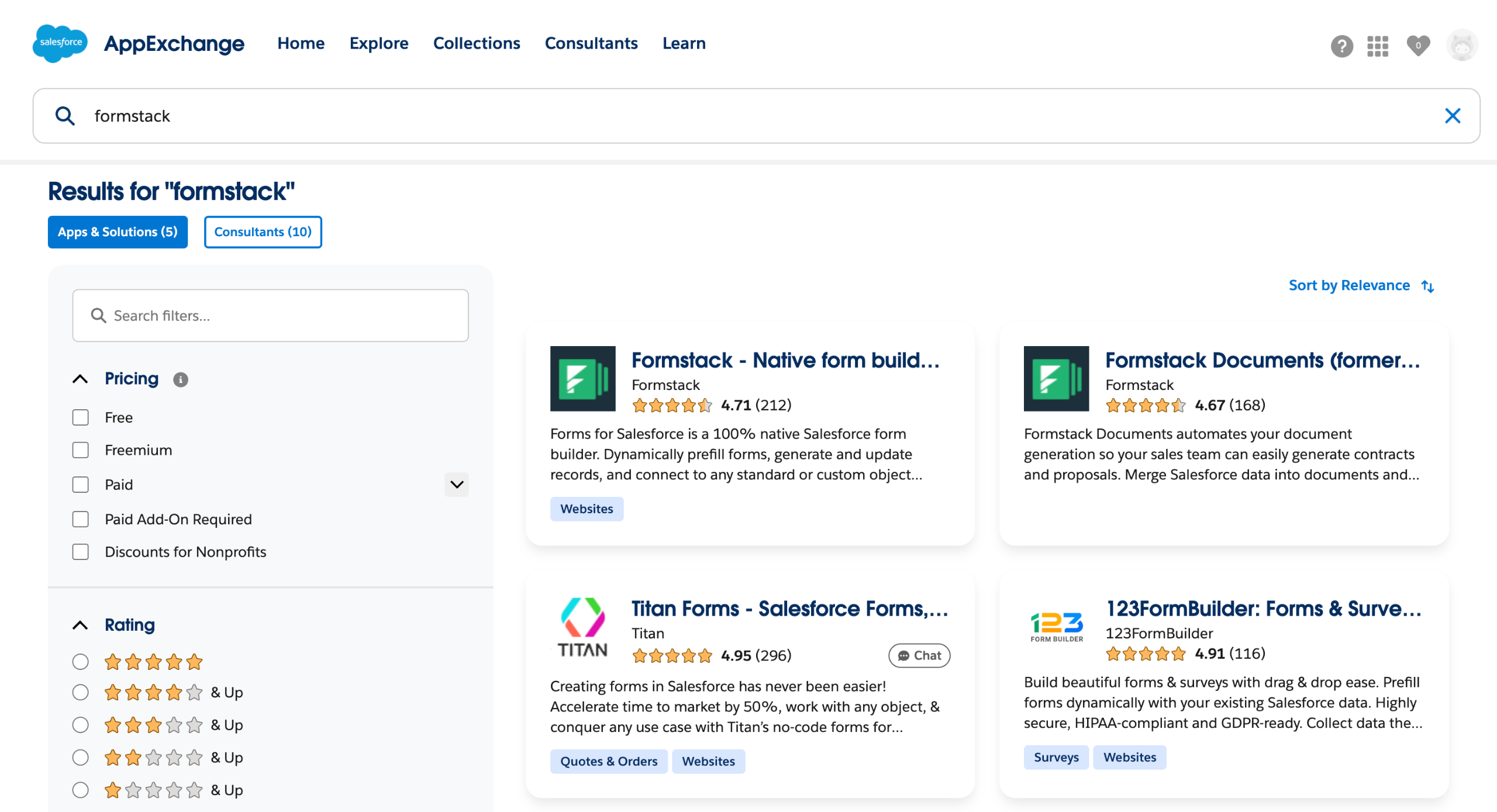 Formstack salesforce integration
