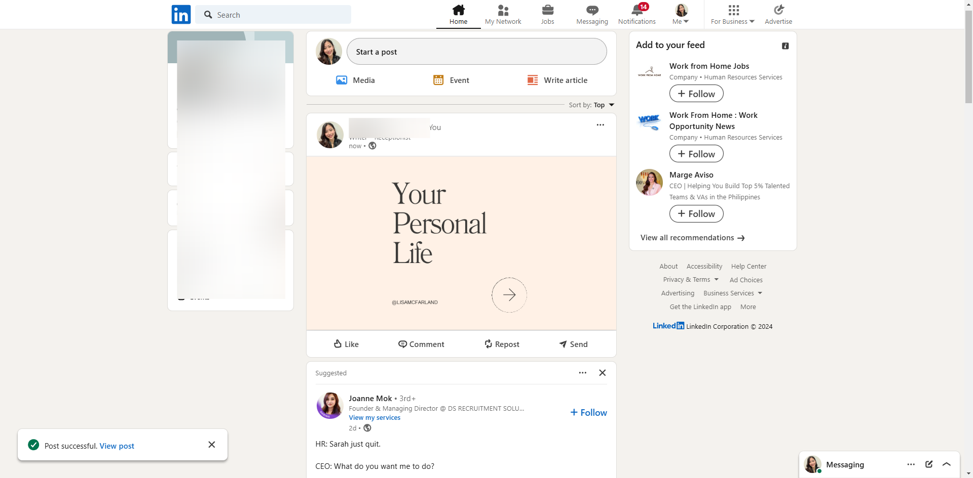 How to Post Slideshow on LinkedIn