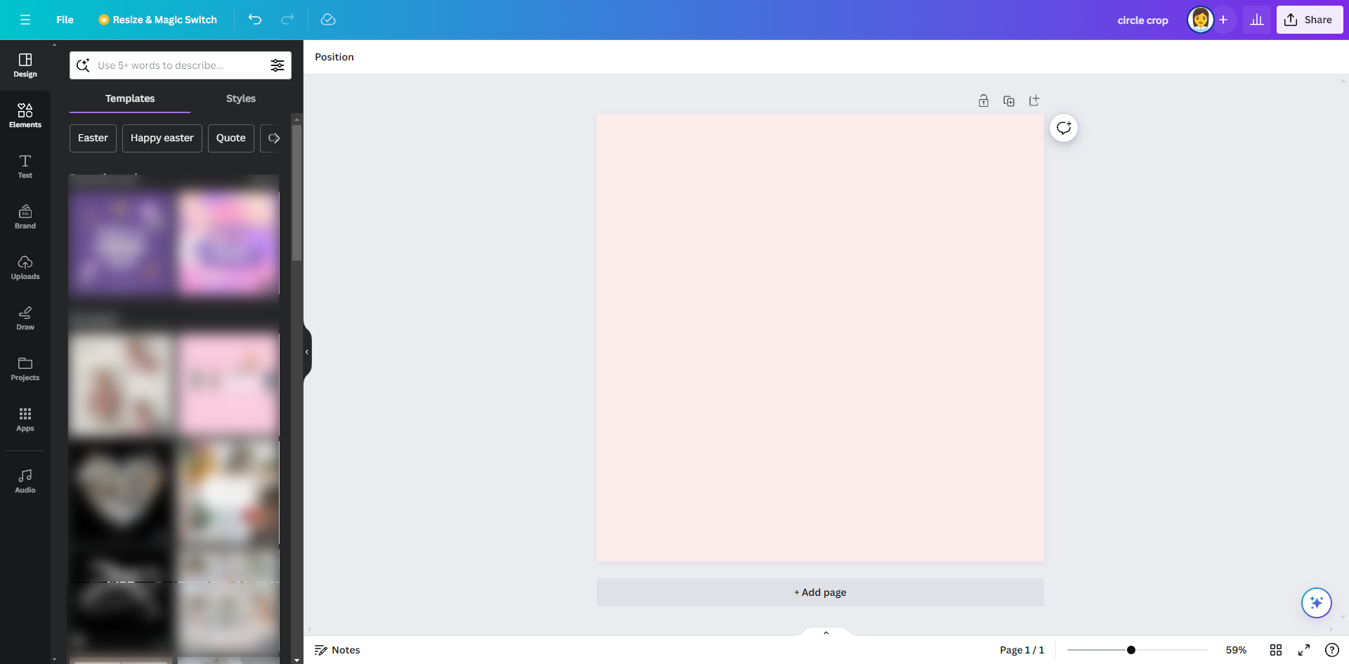 How to Circle Crop in Canva