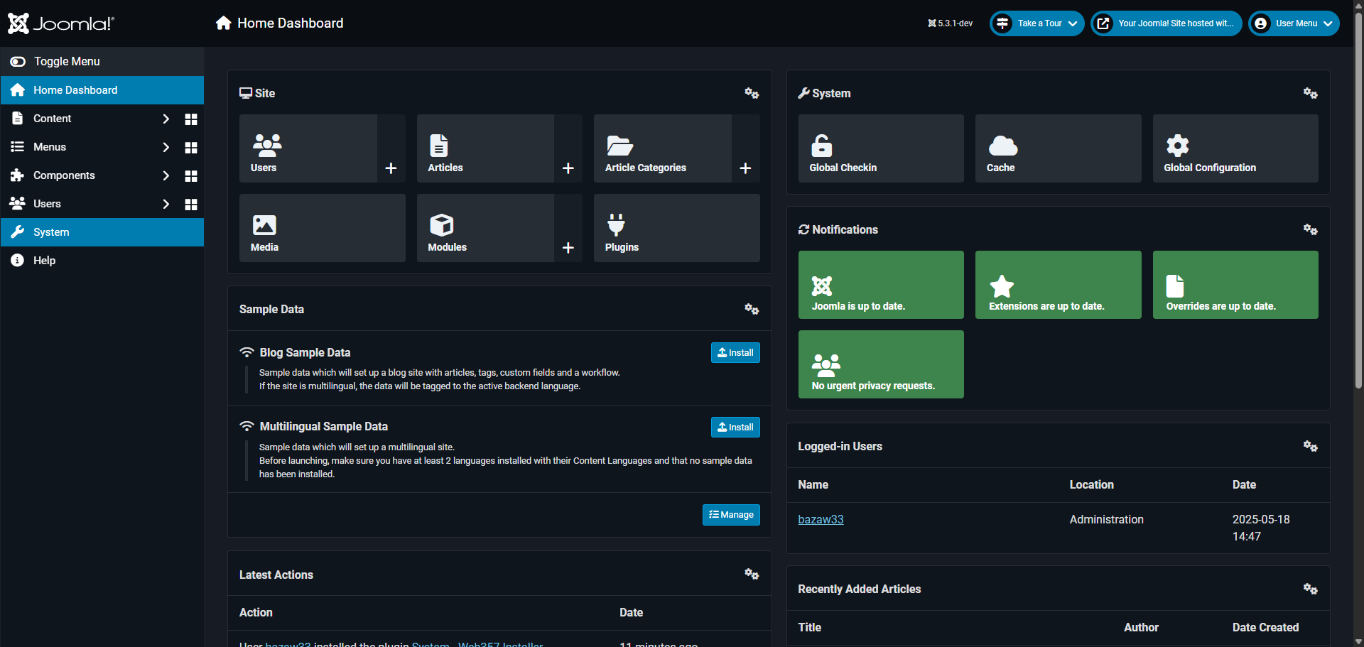 How to Remove Cassiopeia from Joomla