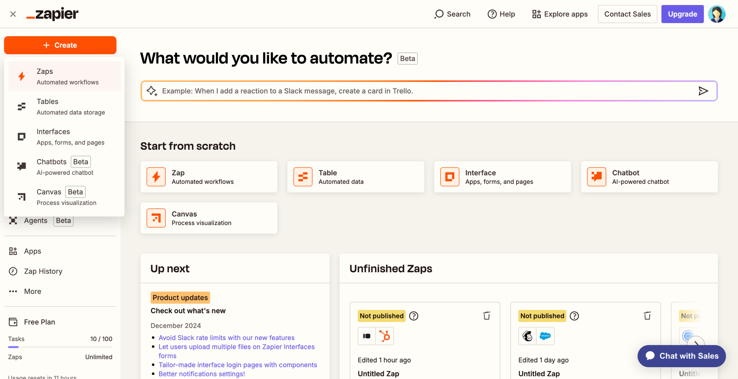 Push Google Forms data to Airtable database using Zapier