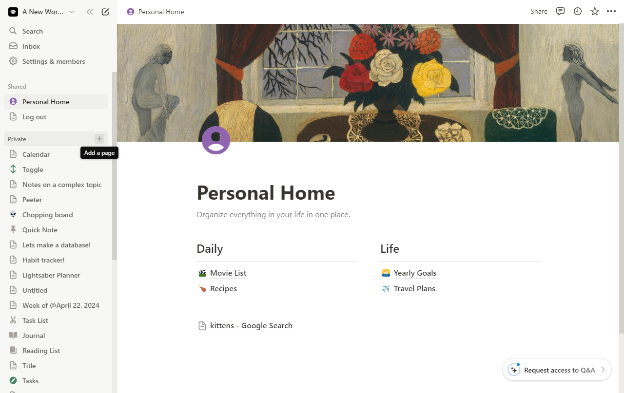 How to copy notion page to another account