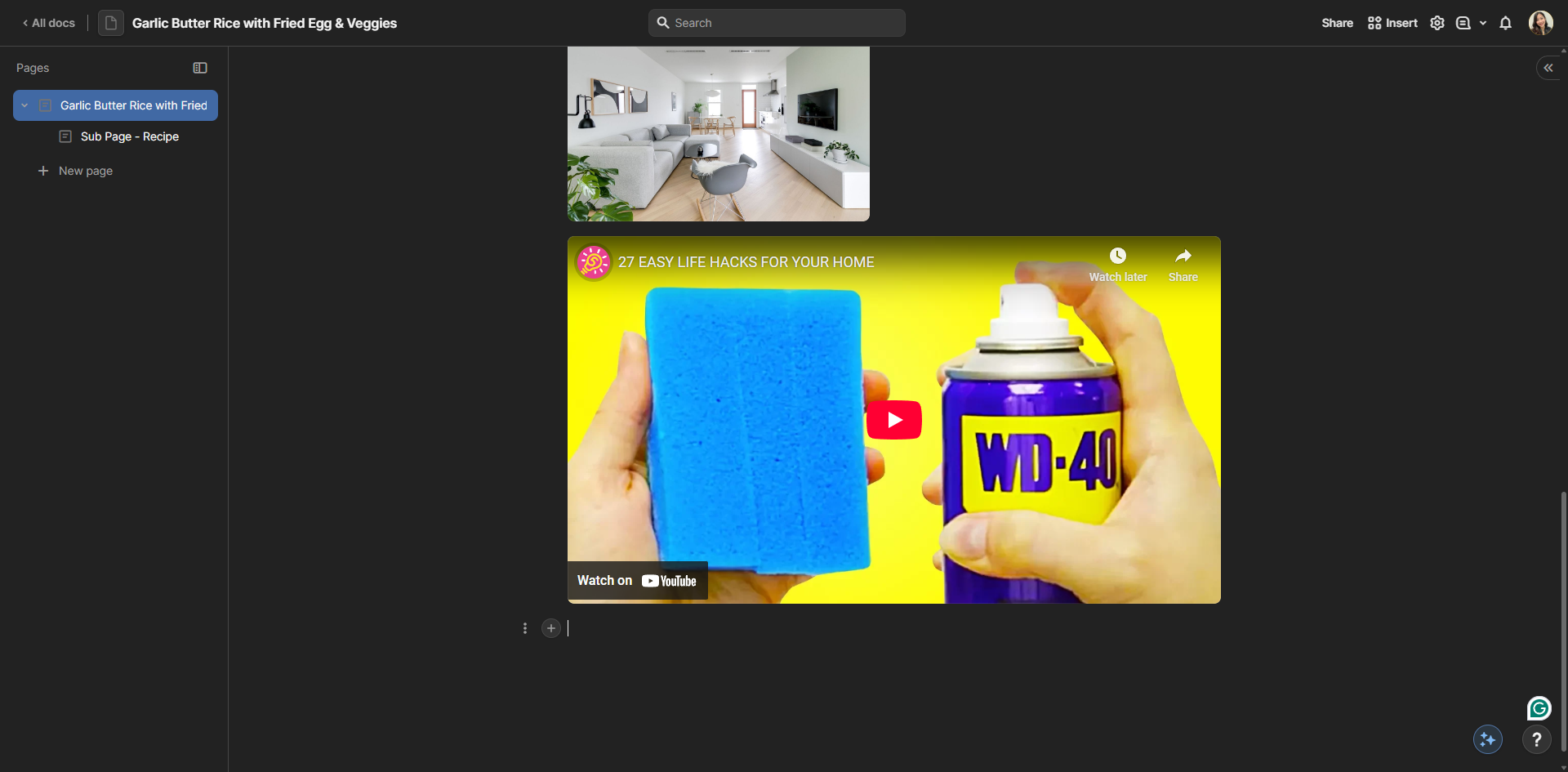 How to Add GIFs in Coda