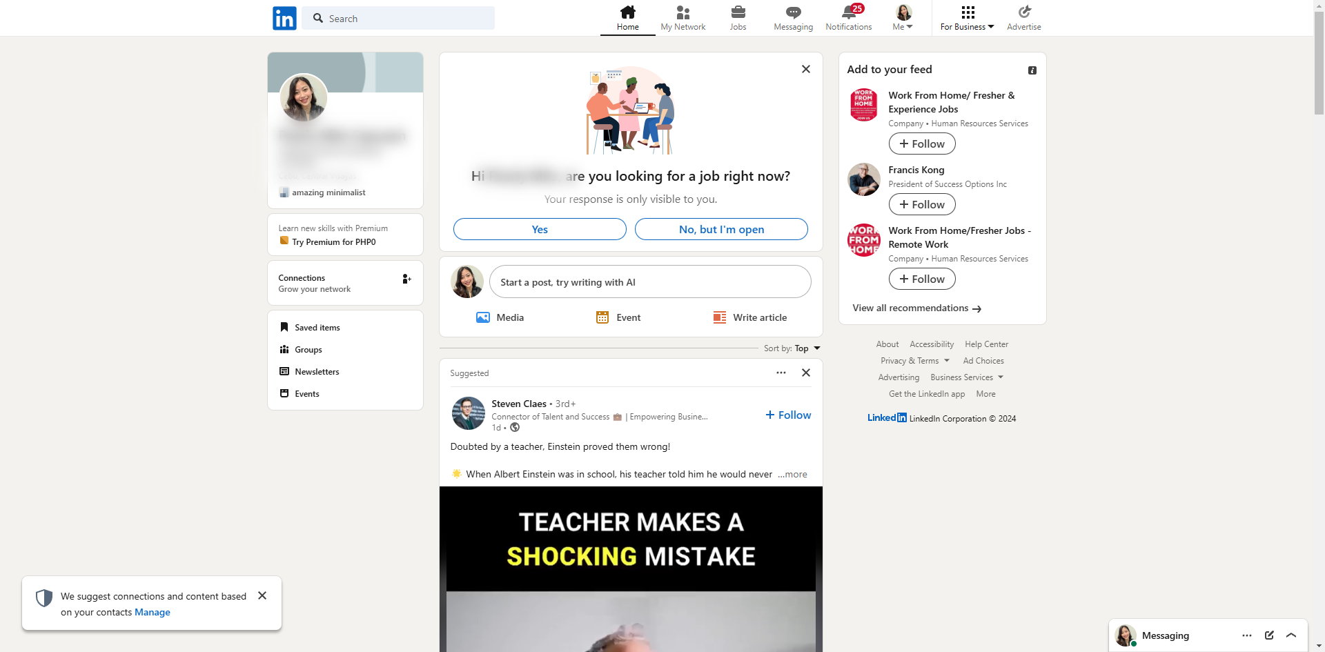 How to Share LinkedIn Profile