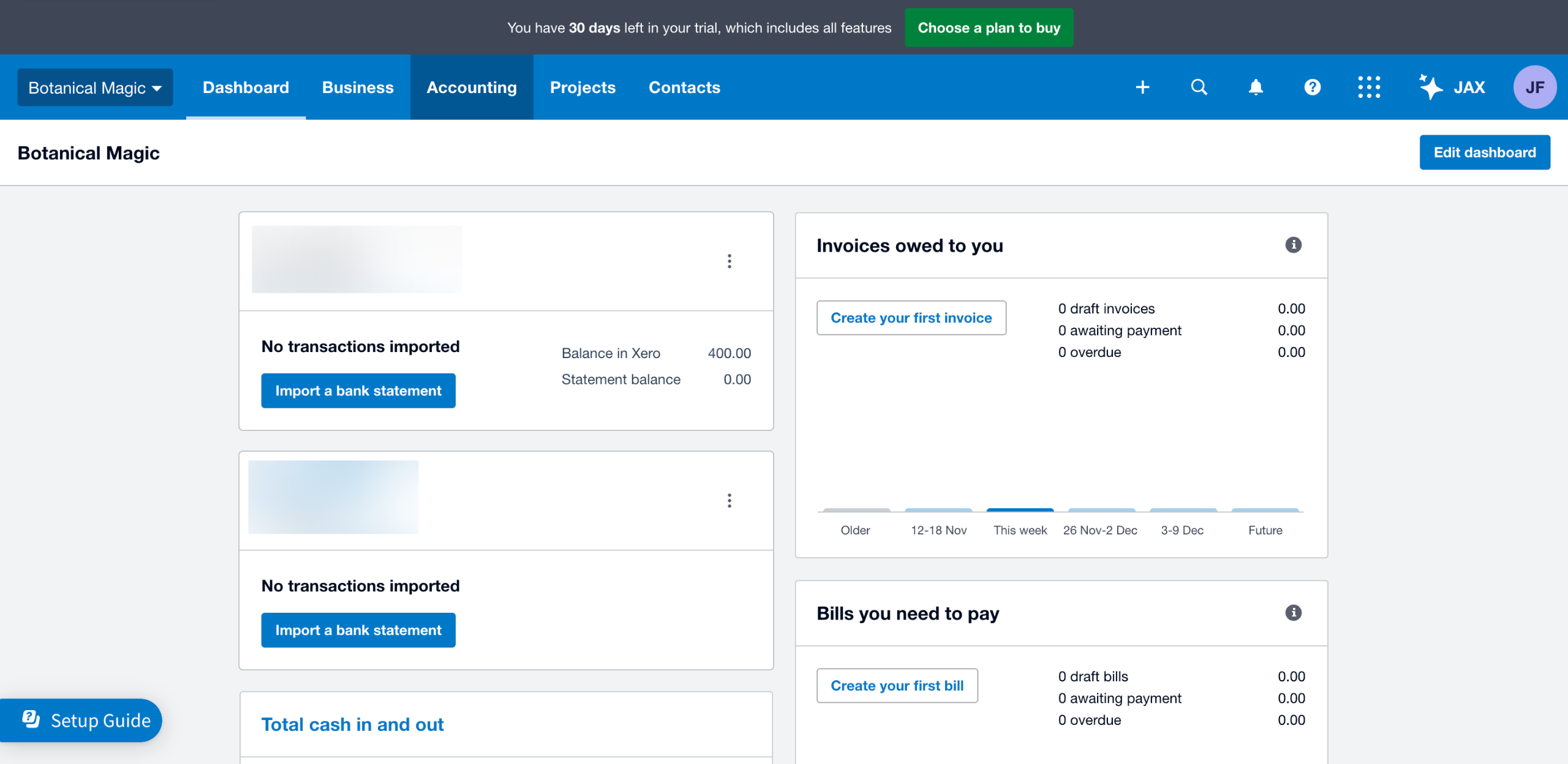 How to Add an Account in Xero