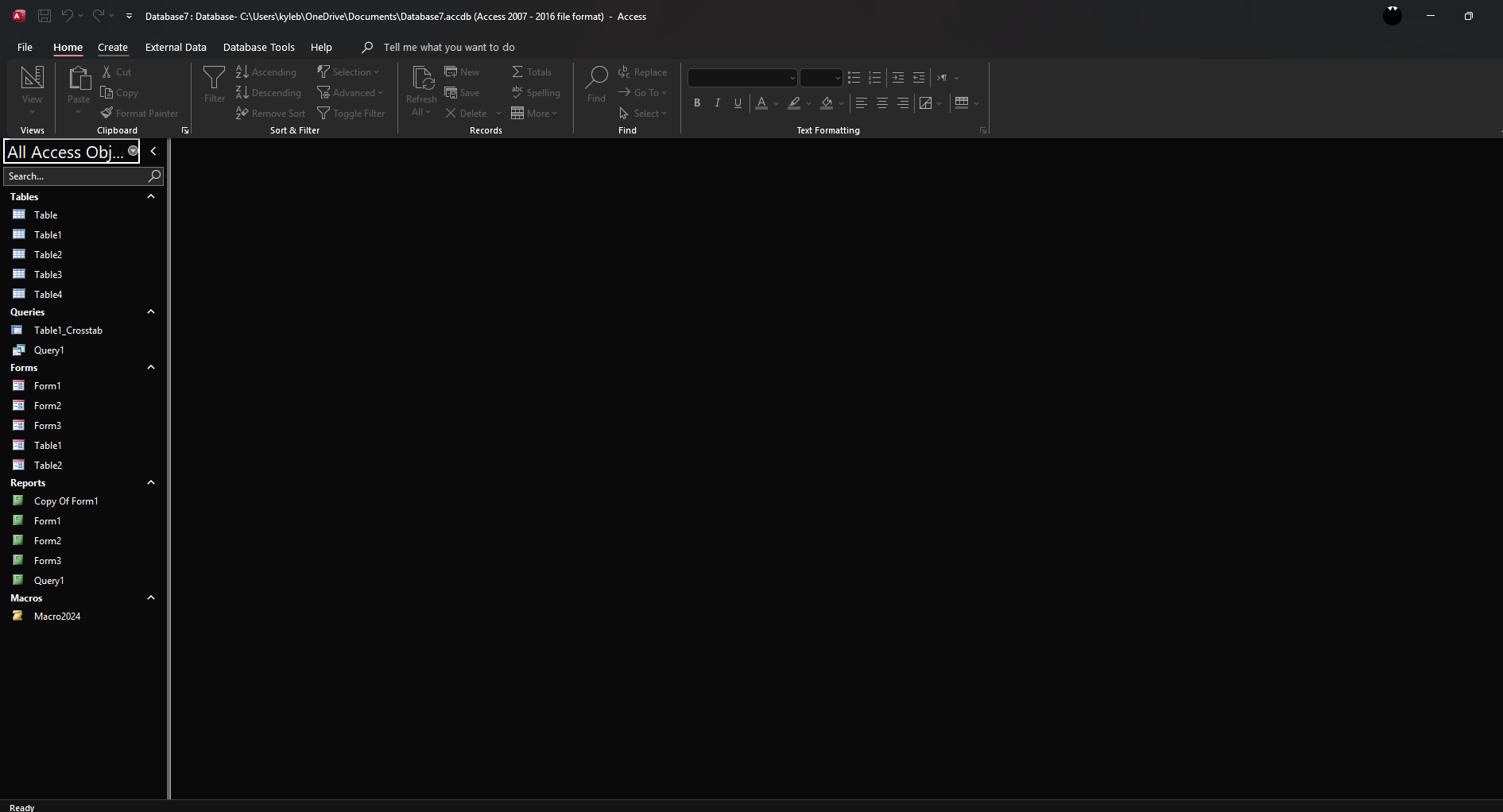 How to Set Primary Key in MS Access
