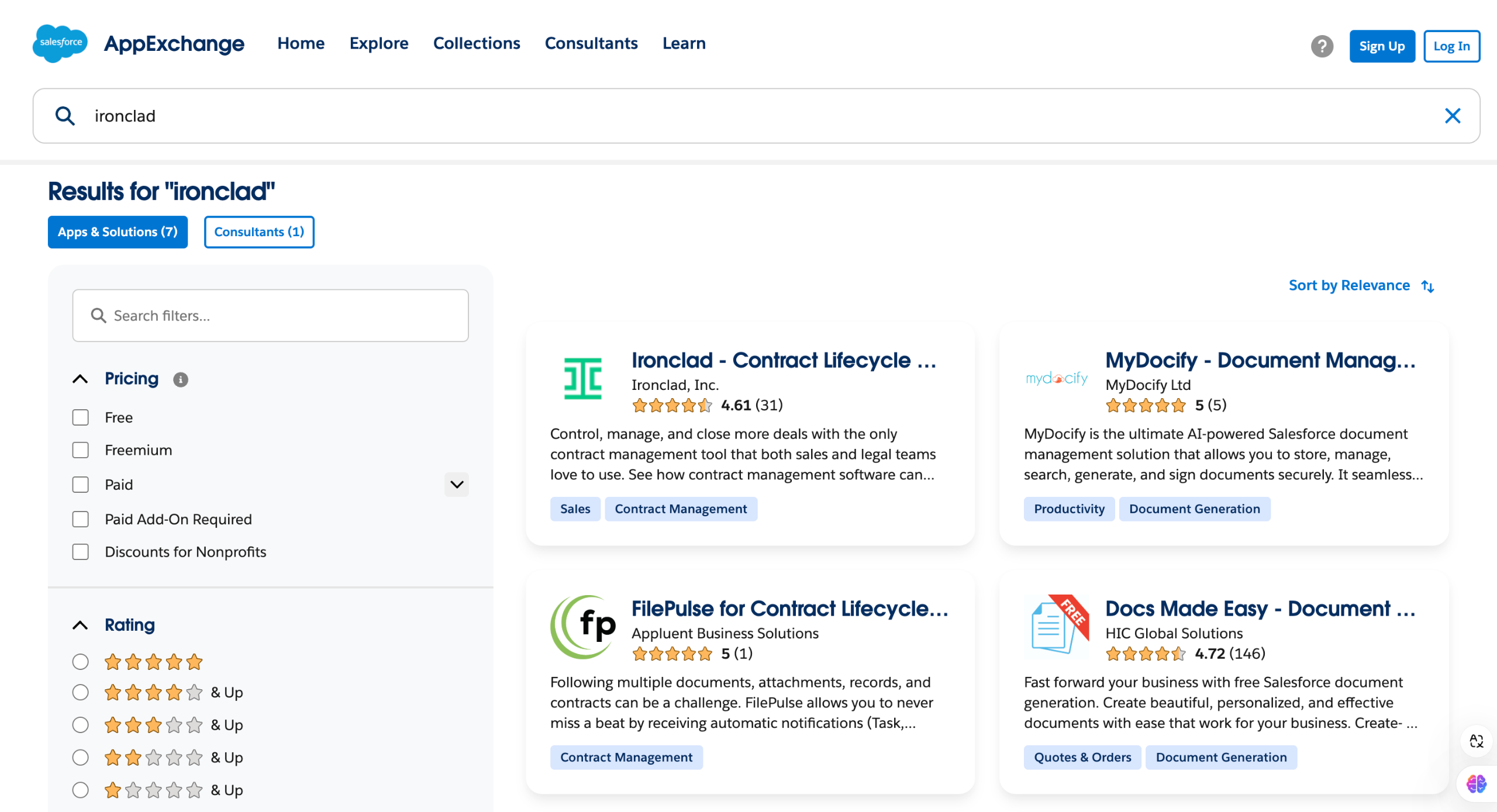 Ironclad salesforce integration
