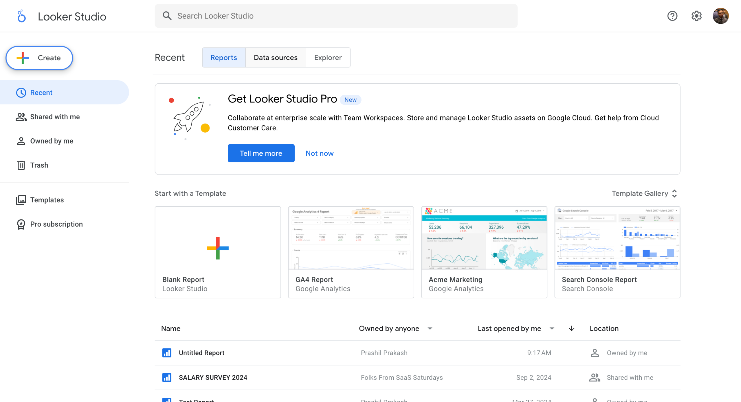 How to connect semrush to data studio