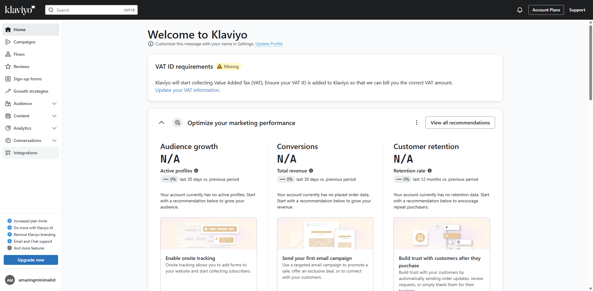 Klaviyo Zoho Integration