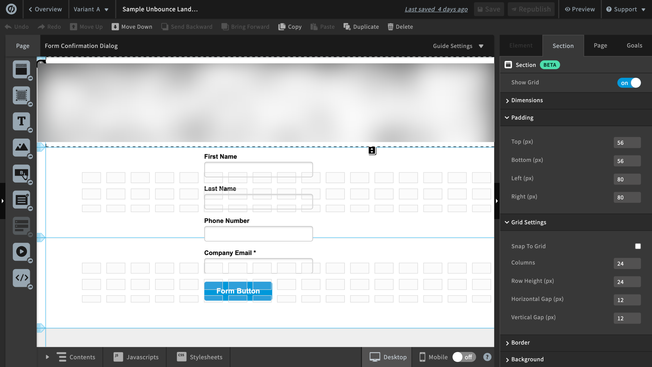 How to Create a Thank You Page in Unbounce