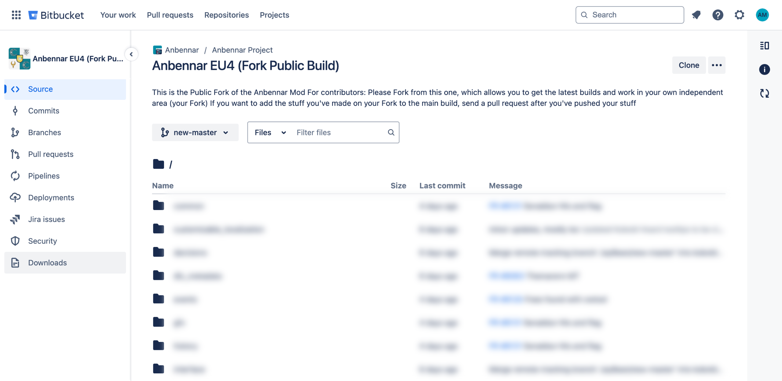 How to Install Anbennar via Bitbucket