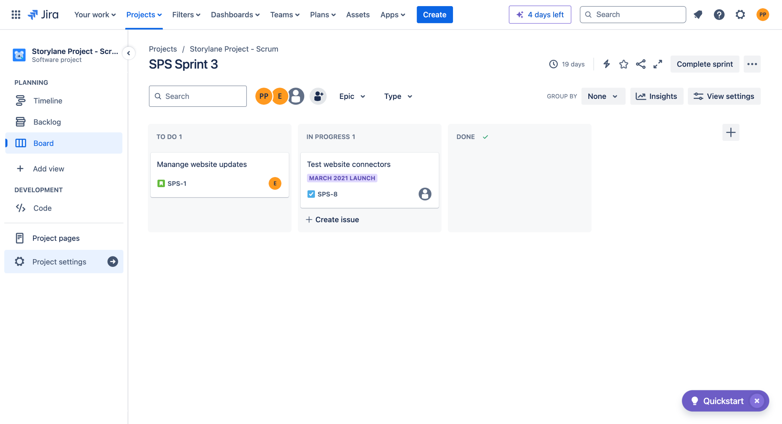 How do i see old sprints in jira
