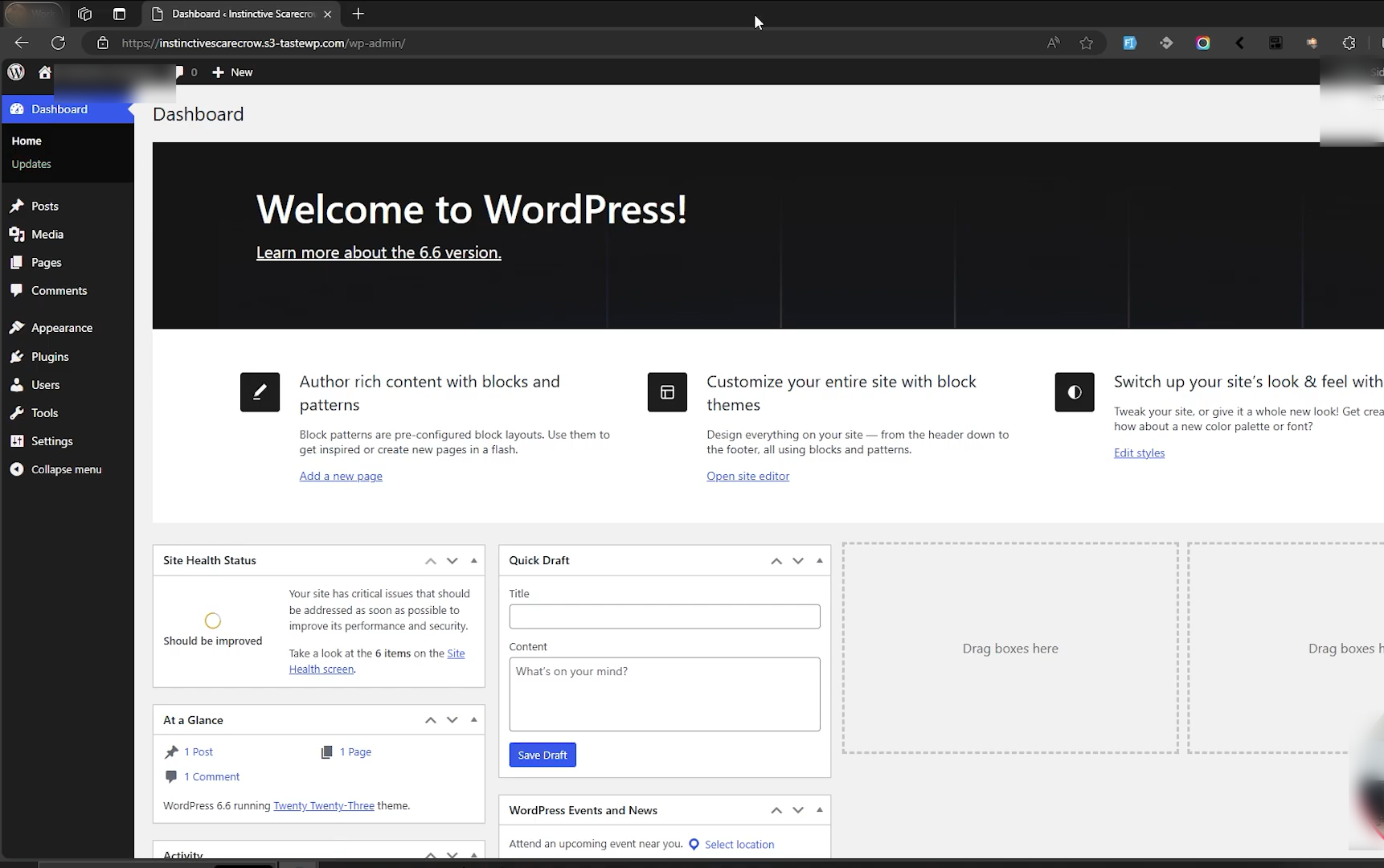 How to restore wordpress site to previous version