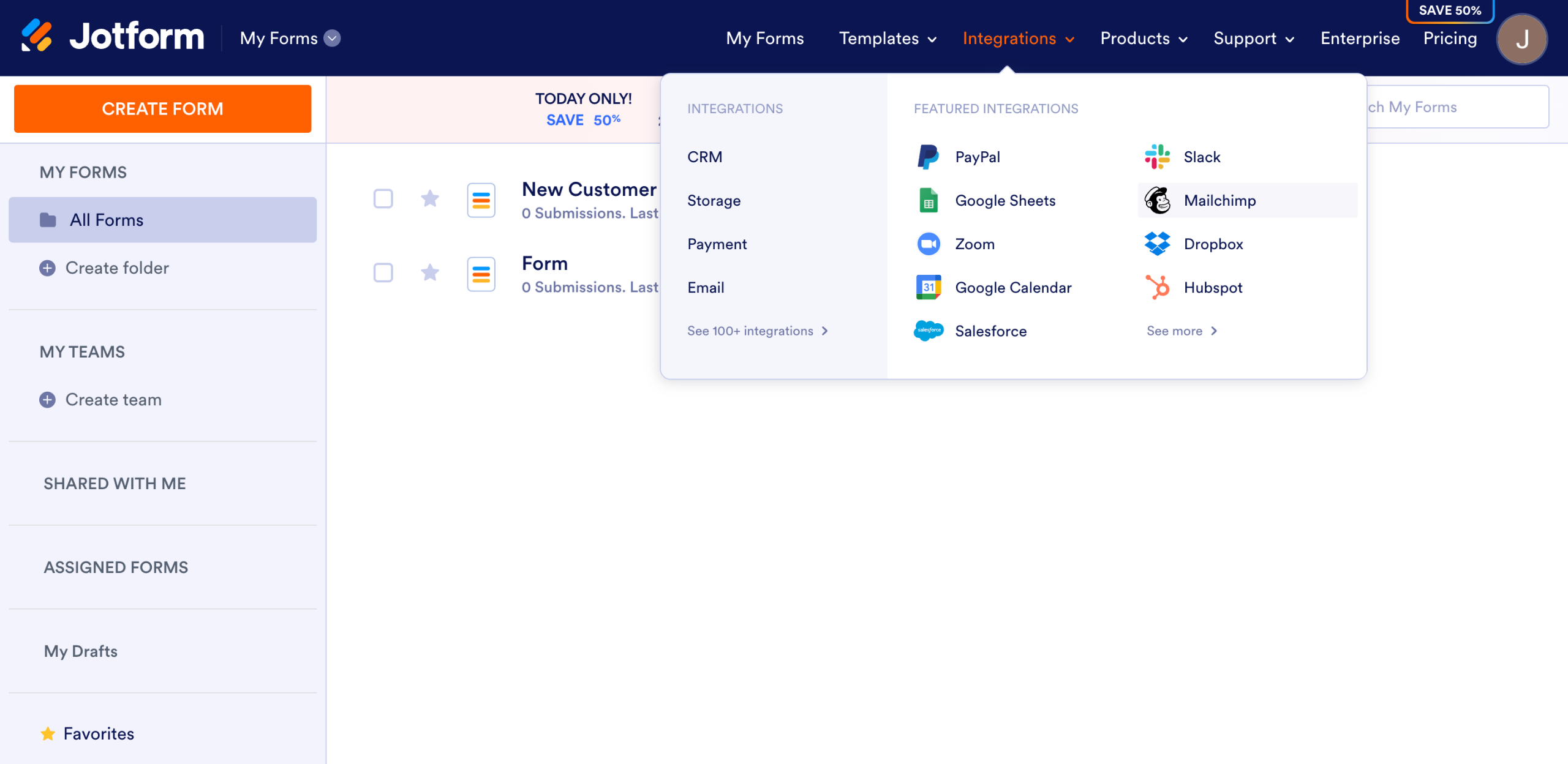 How to Integrate Jotform with Mailchimp