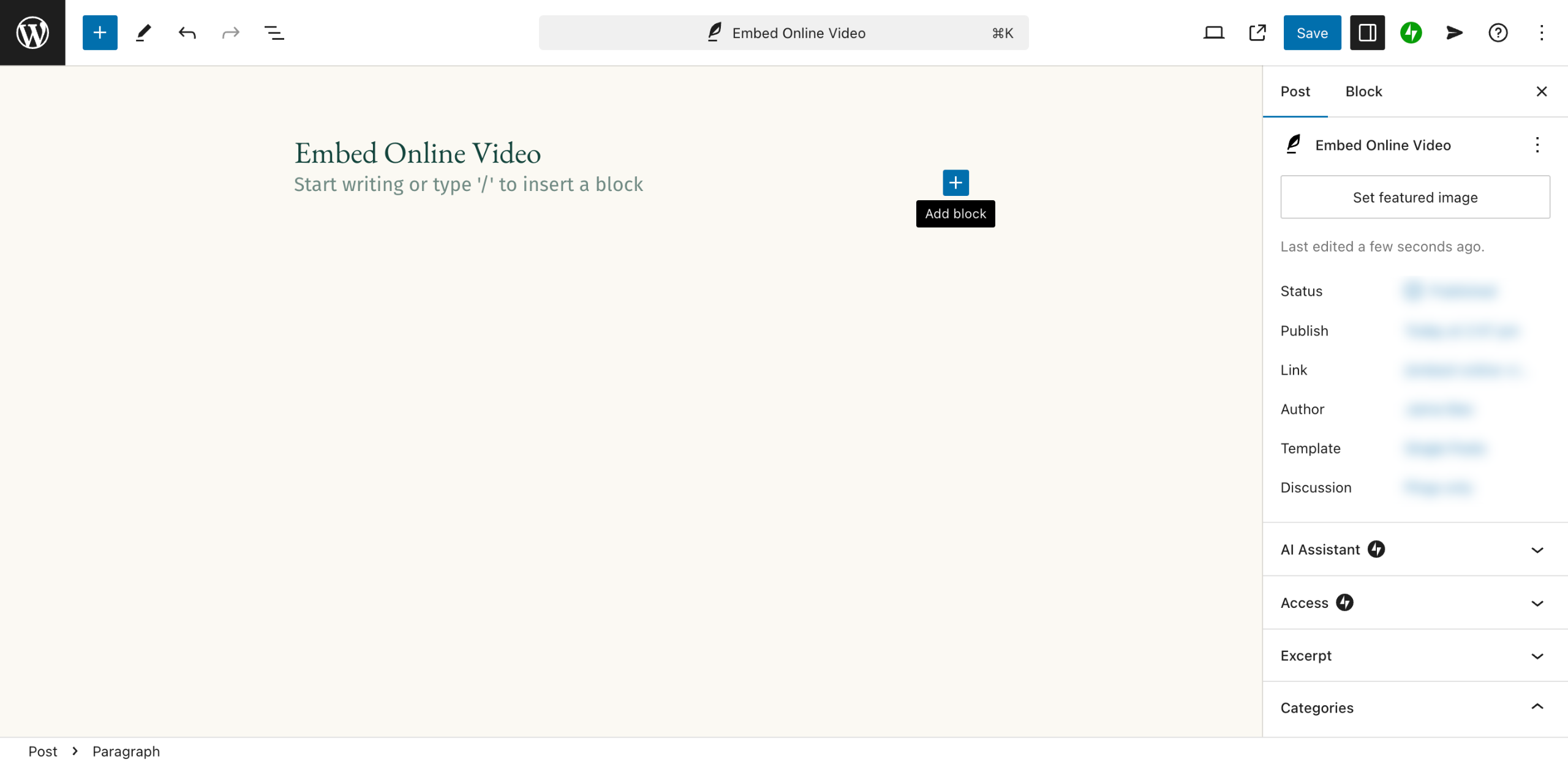 How to Embed a Video in WordPress