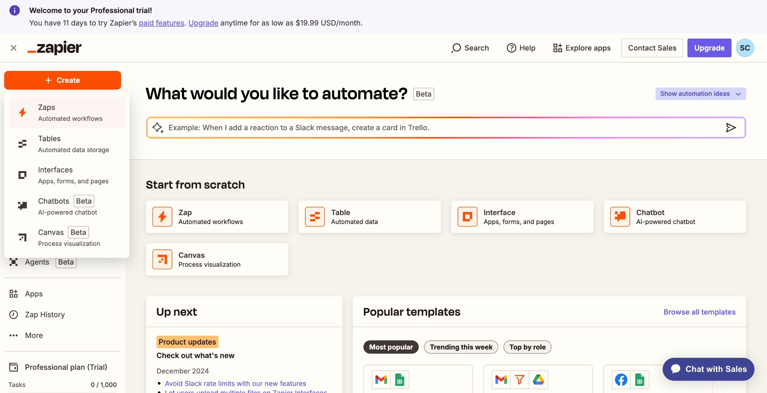 Connect Notion databases to Zapier for sync