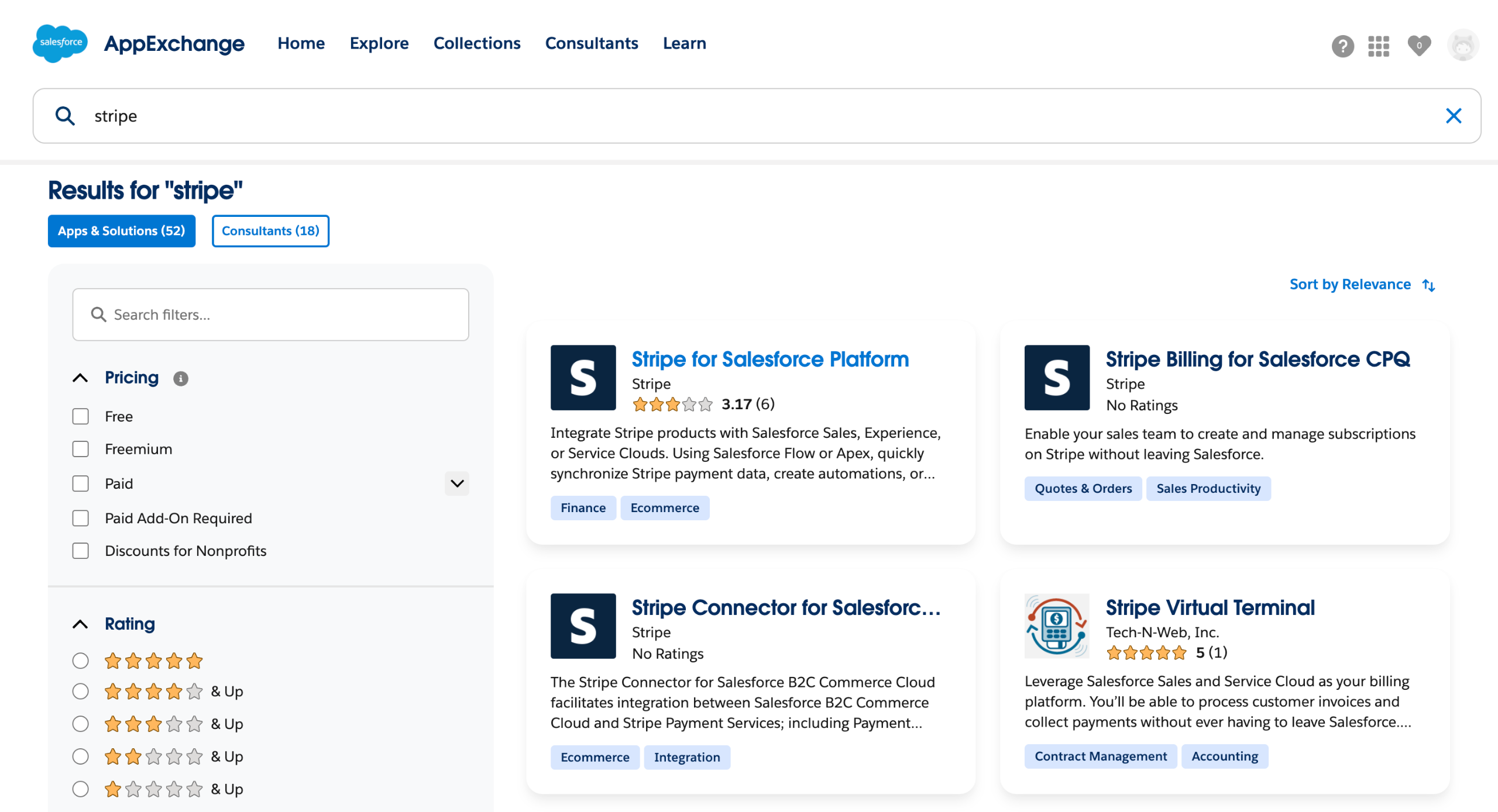 Stripe salesforce integration