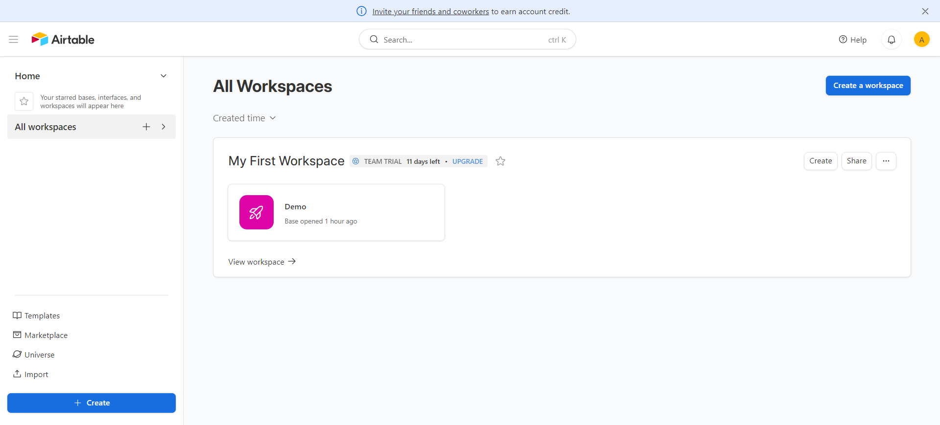 How to comment in airtable