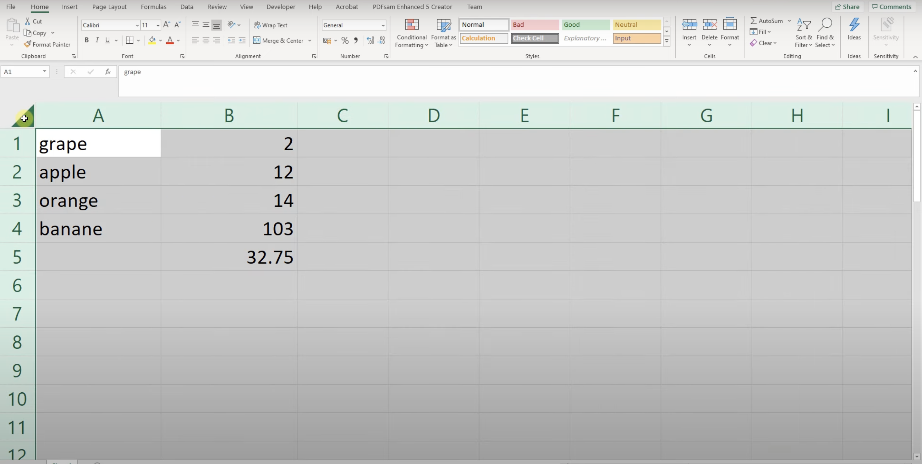 How to Autofit in Microsoft Excel