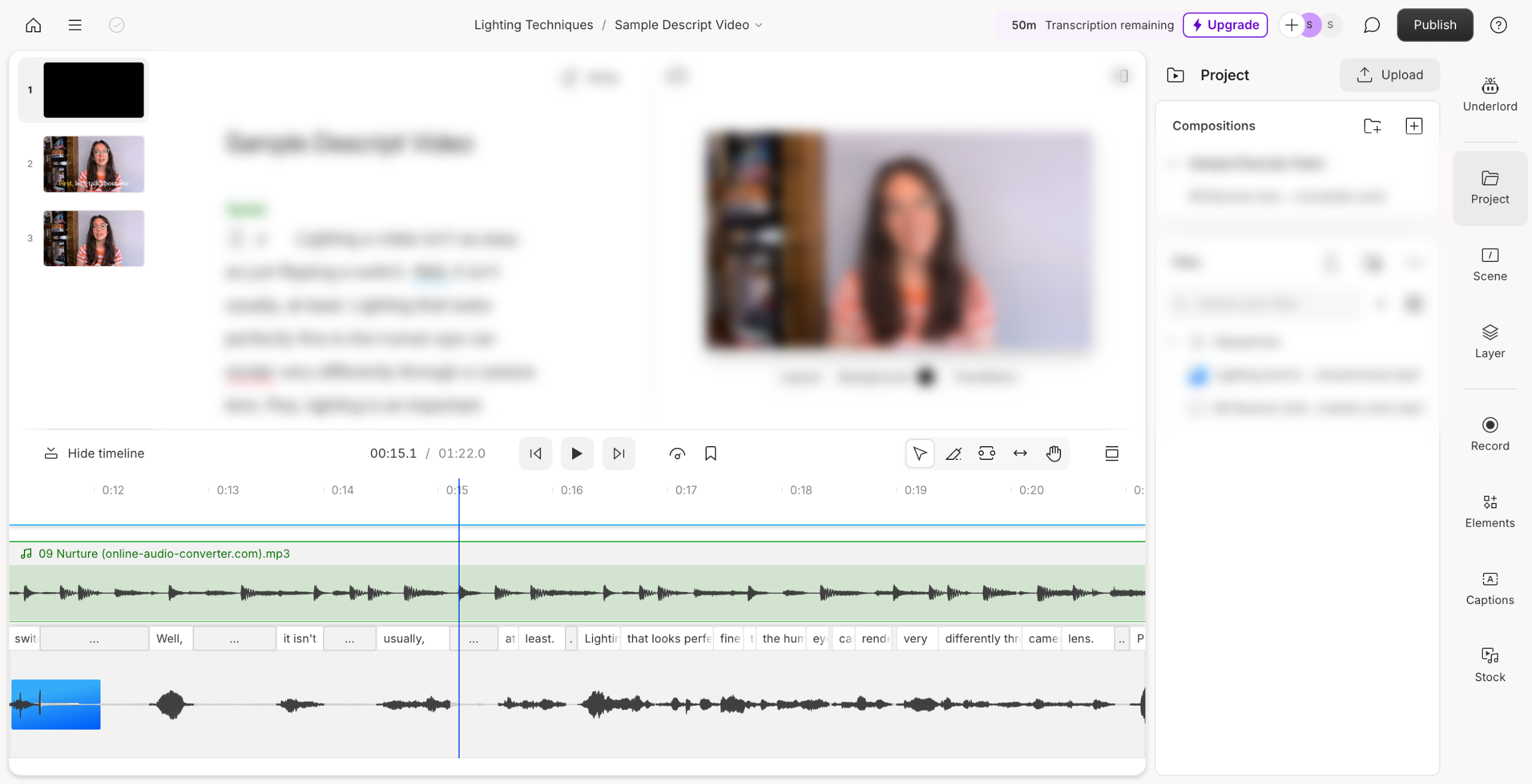 How to Export Video from Descript
