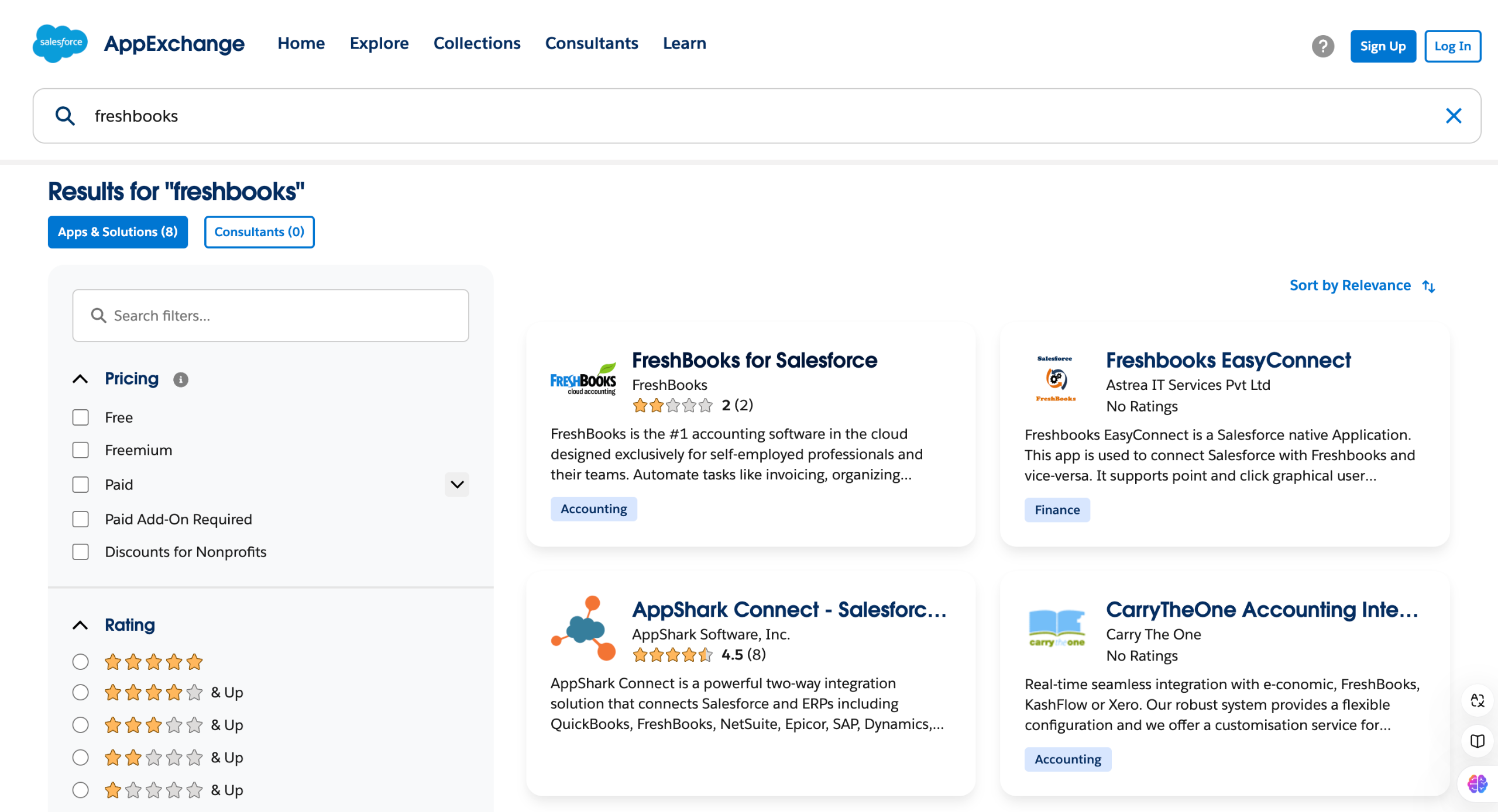 Freshbooks salesforce integration