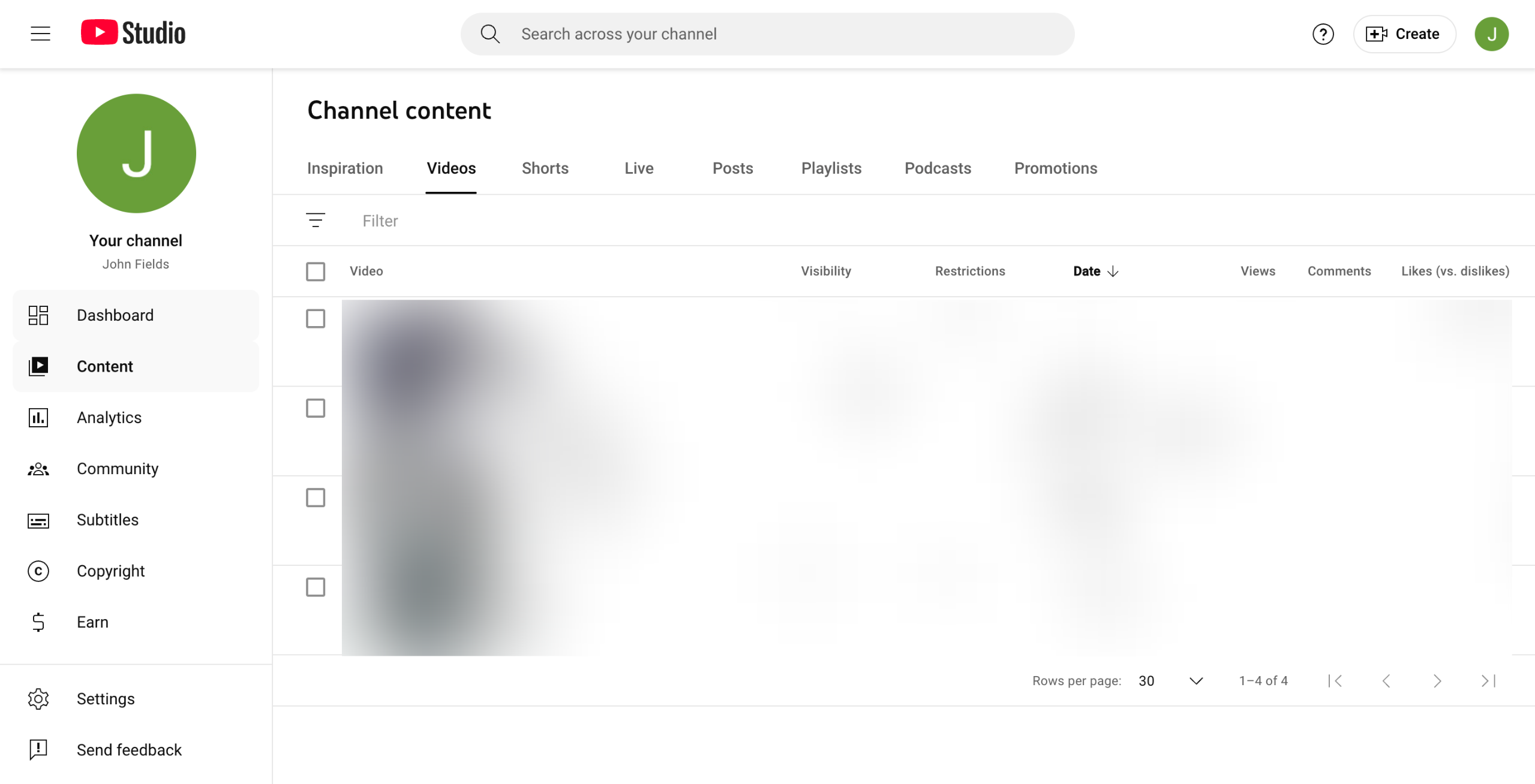 How to Find the Recent Subscribers Card on YouTube Studio
