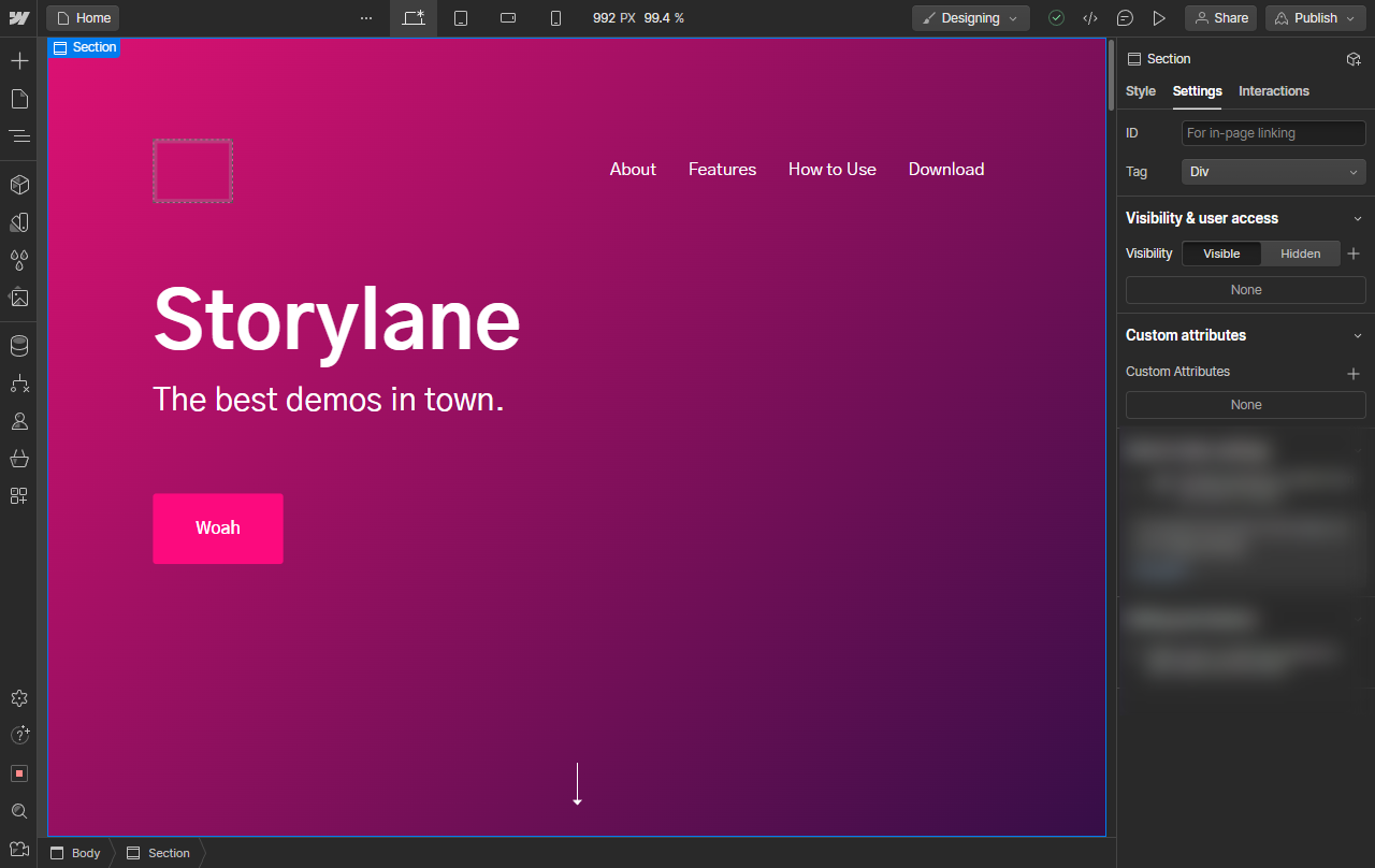 How To Delete A Component In Webflow