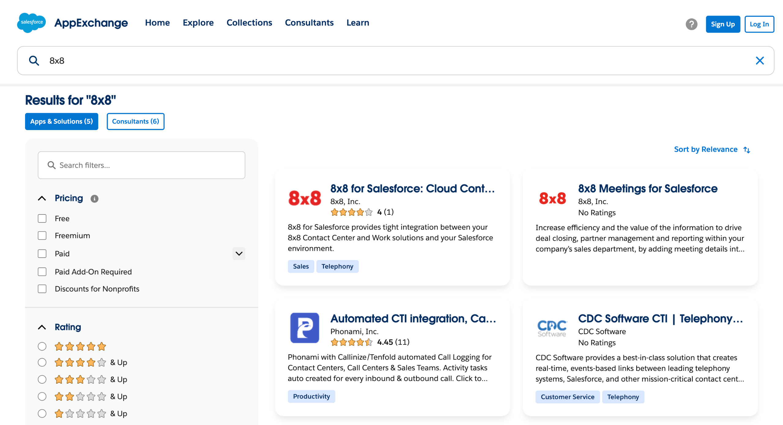 8x8 salesforce integration