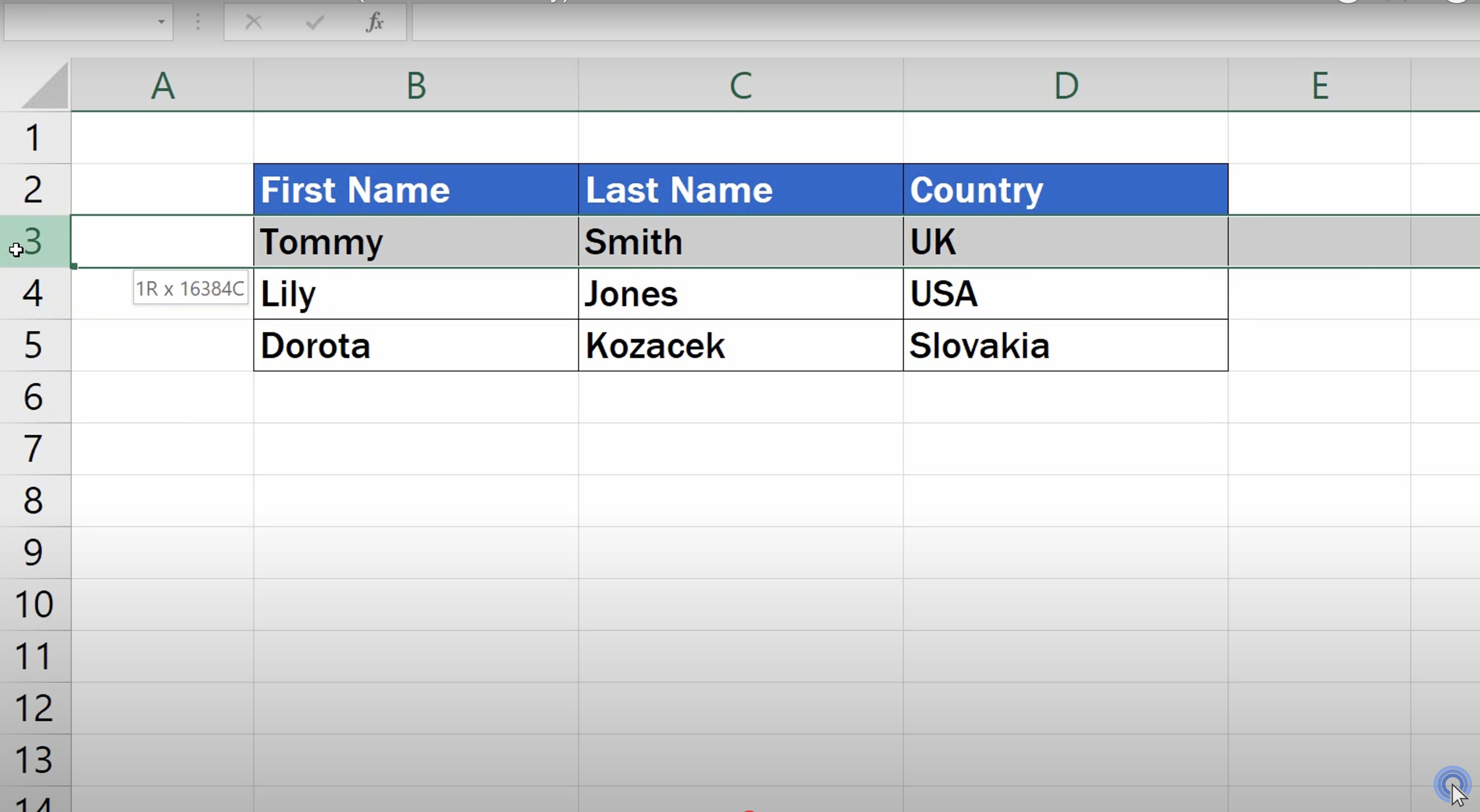 How to Move Rows Up and Down Microsoft Excel