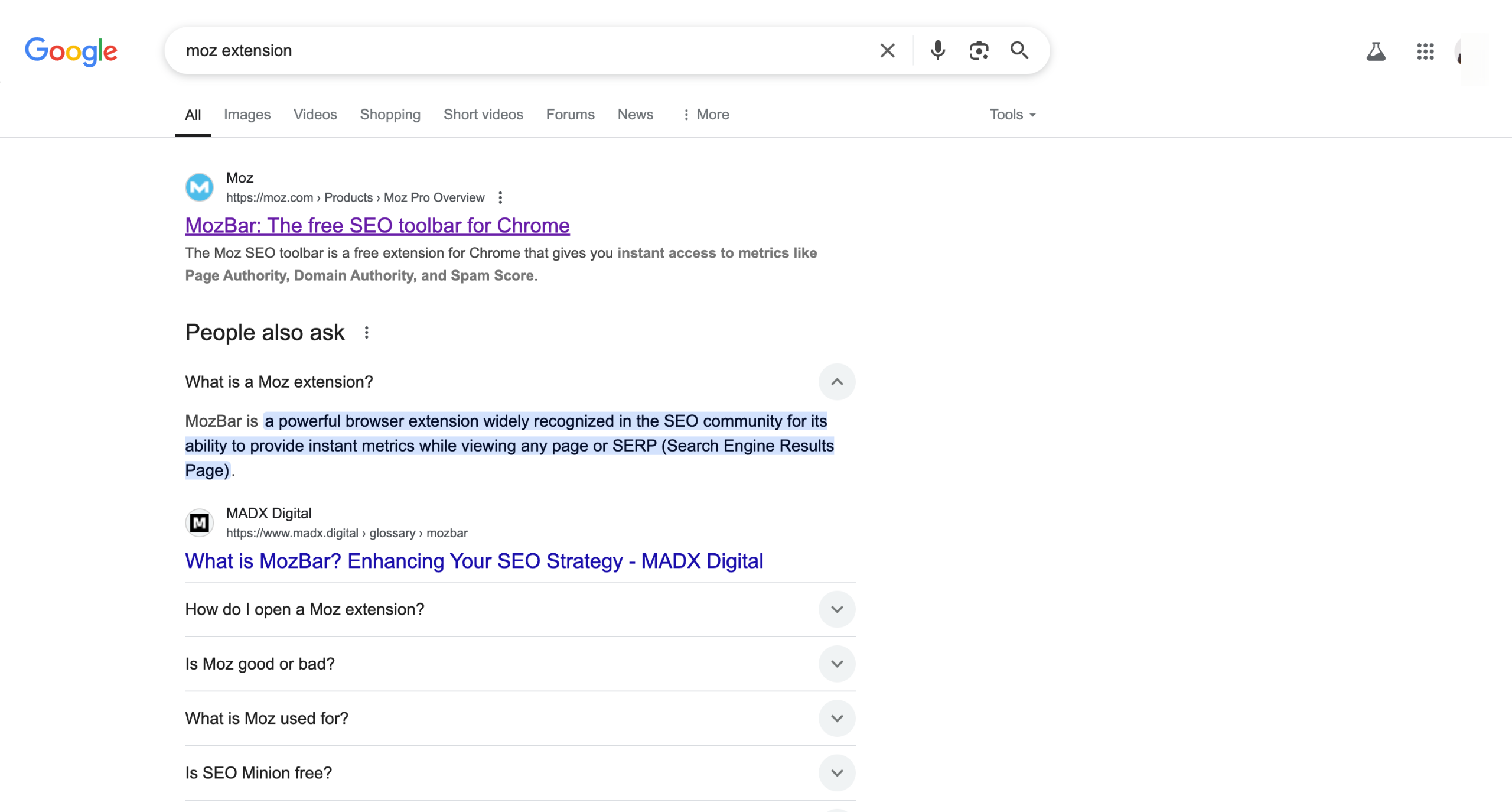 How to Add Moz Extension