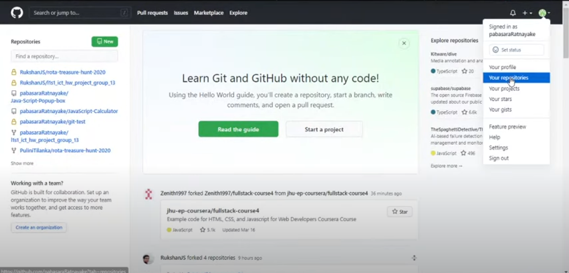 How to Git Clone from GitHub