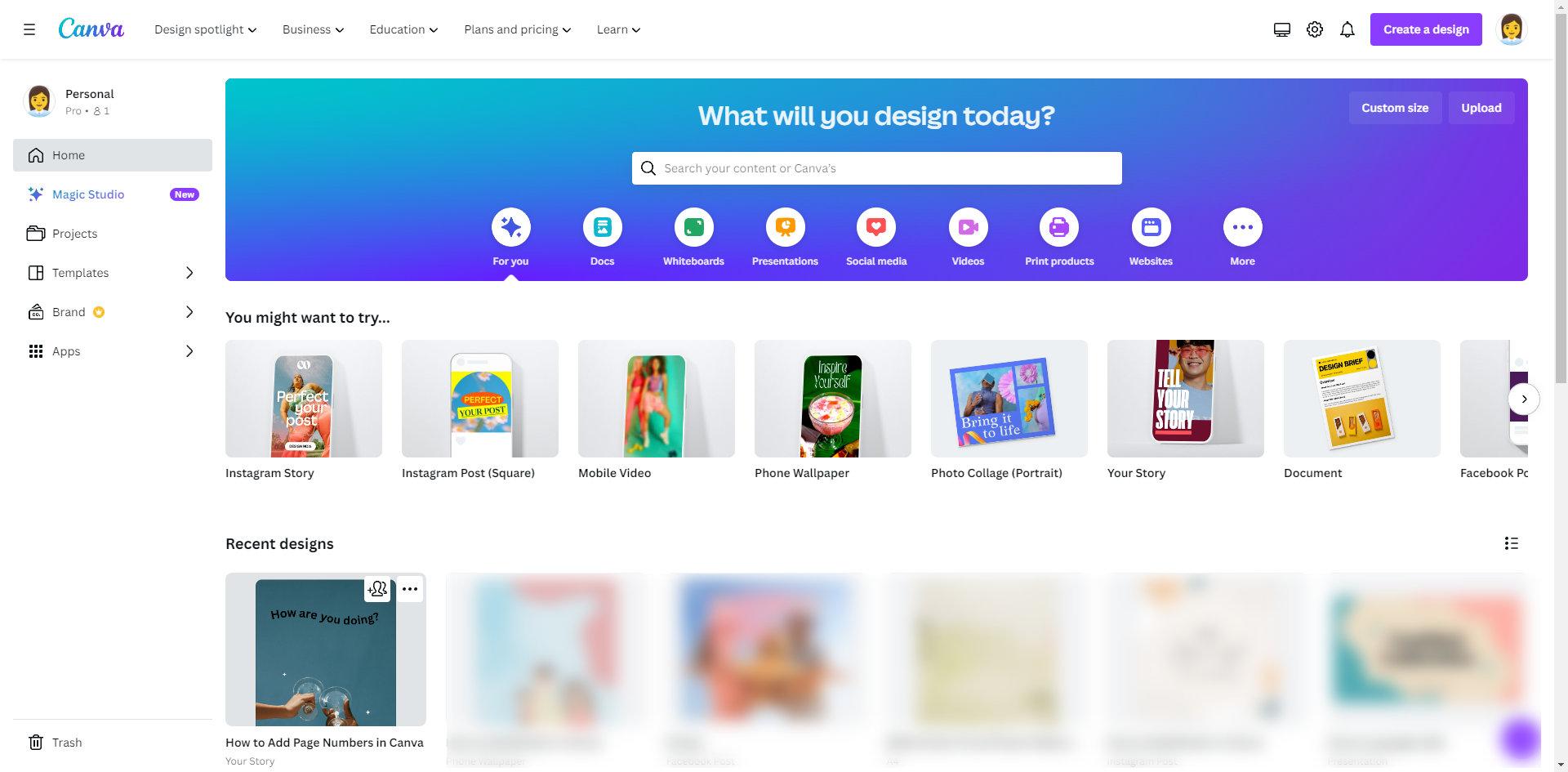 How to Add Page Numbers in Canva