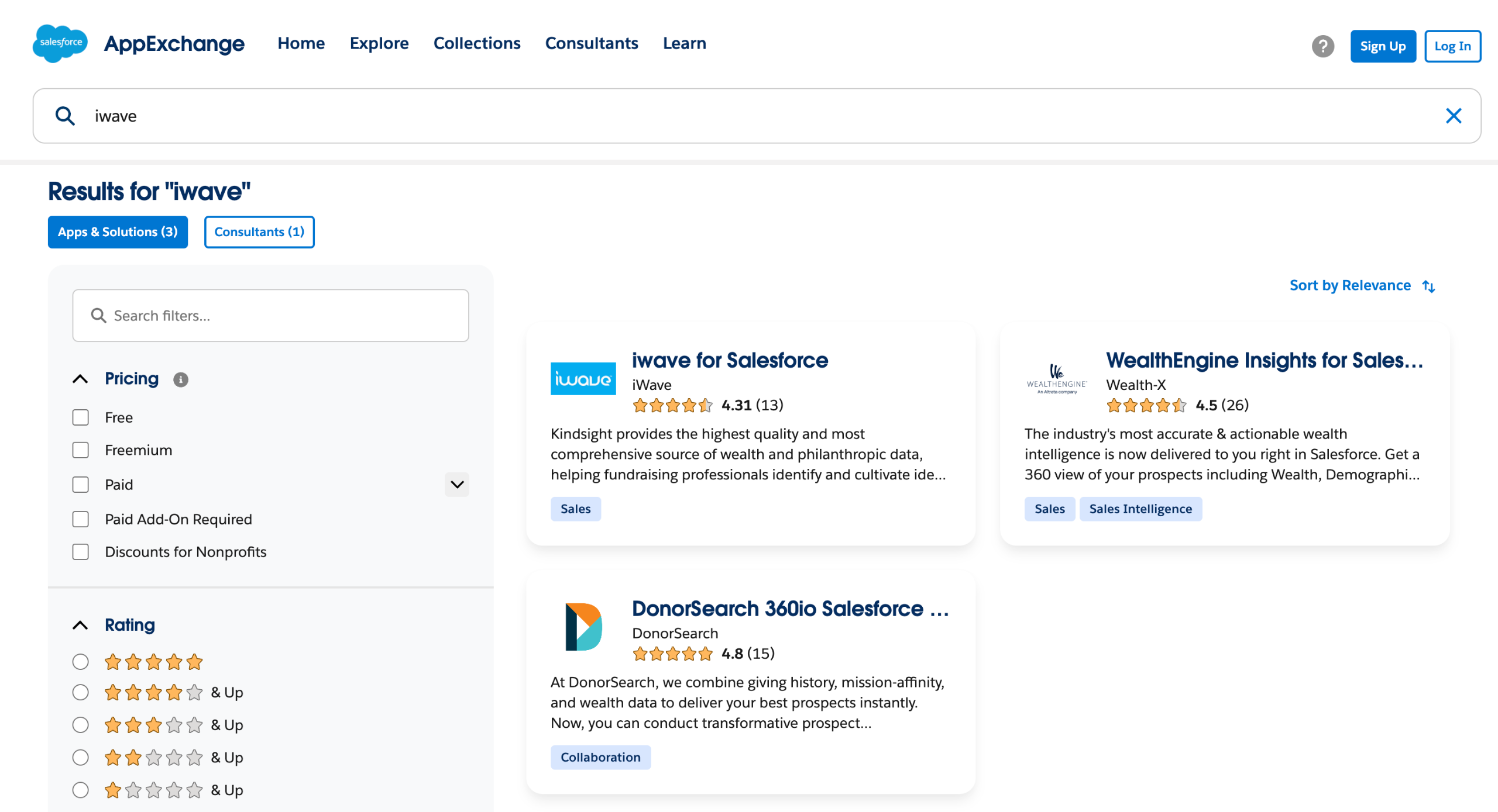 Iwave salesforce integration