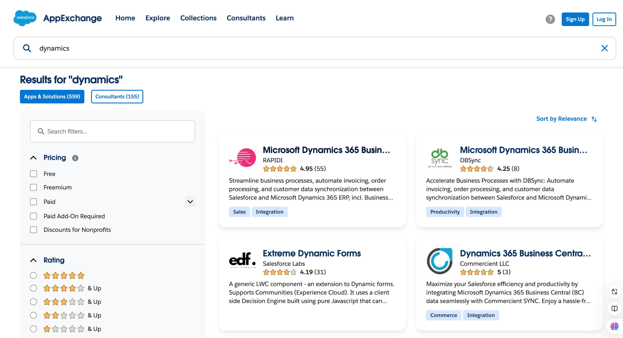 Salesforce dynamics crm integration