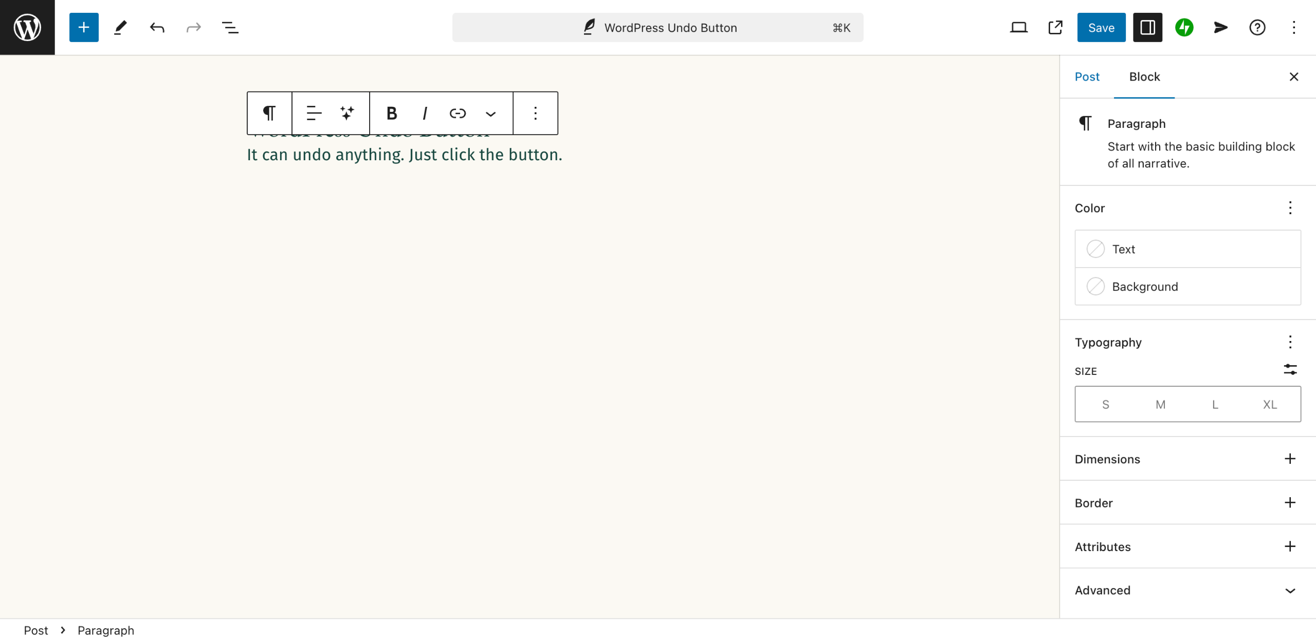How to Undo the Changes in WordPress Posts