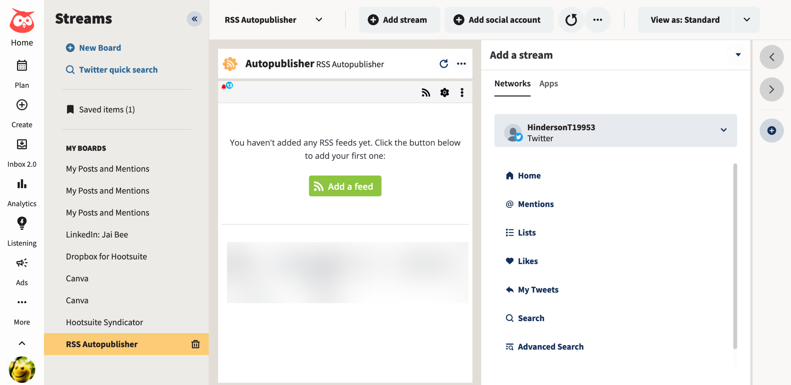How to Auto-Share RSS Content via Hootsuite