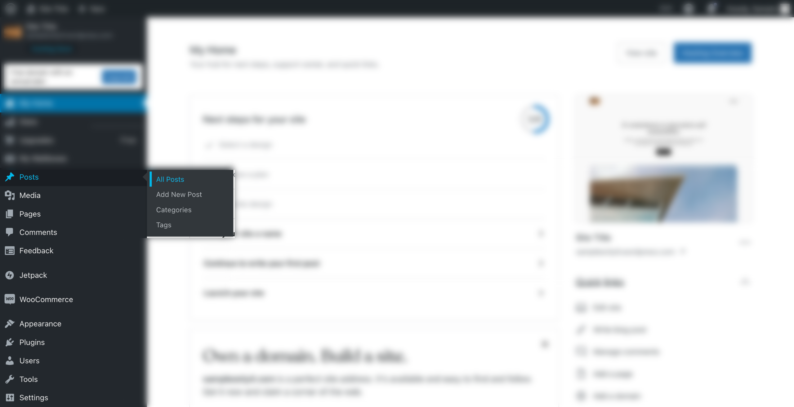 How to indent in wordpress