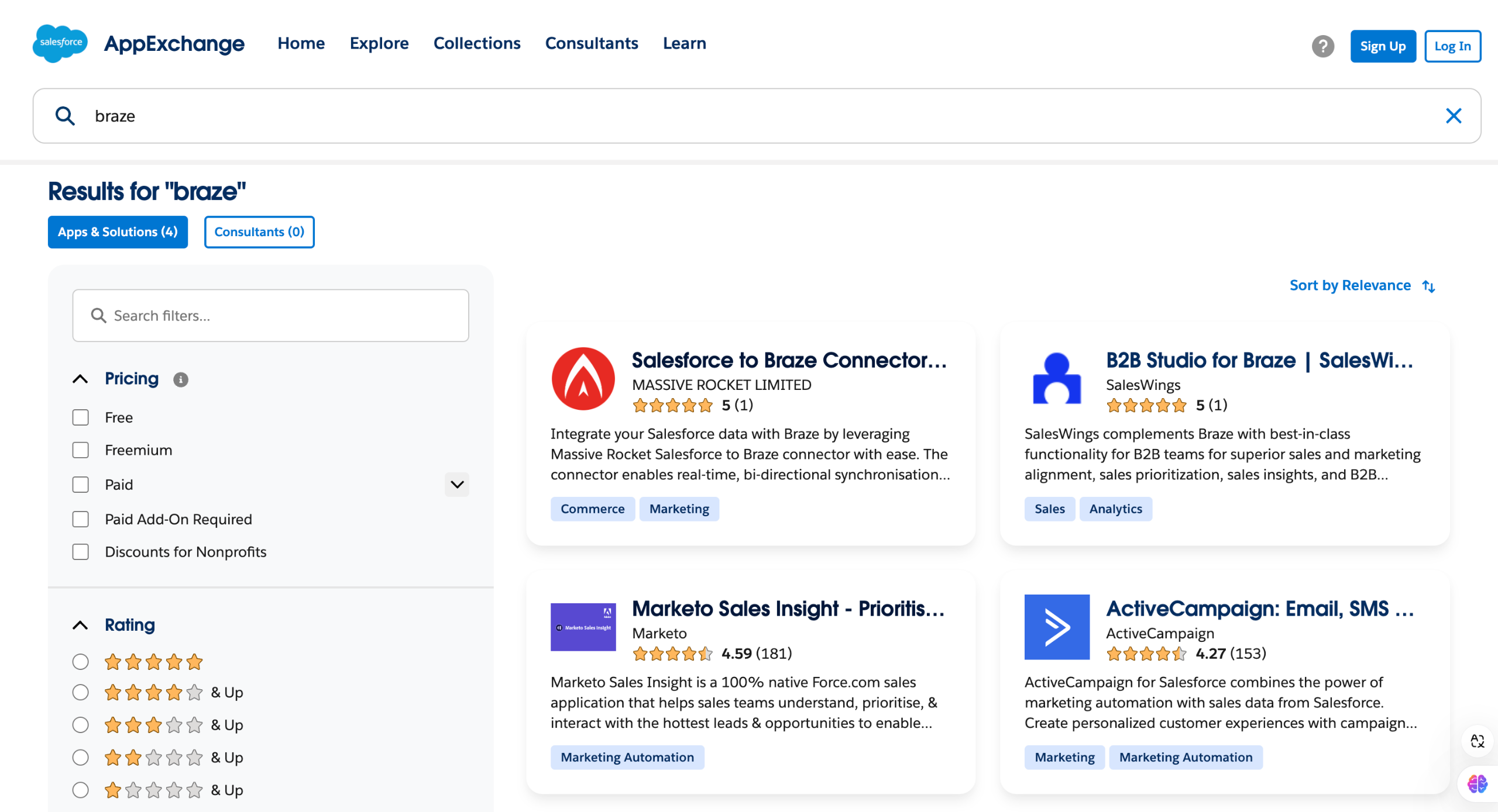 Braze salesforce integration