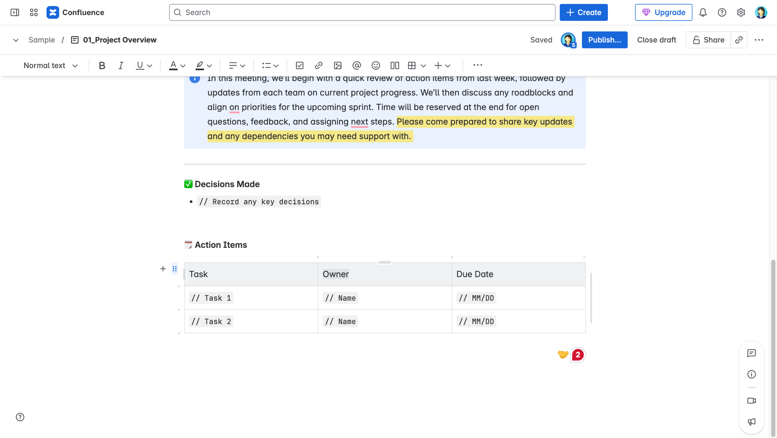 How To Comment In Confluence