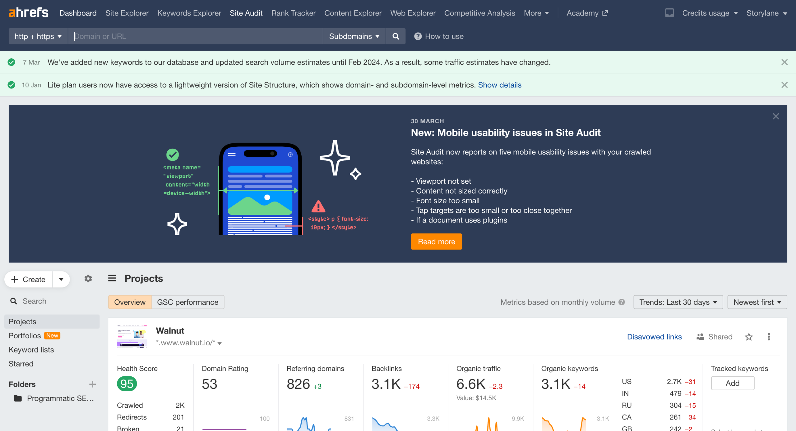 Ahrefs - 403 errors