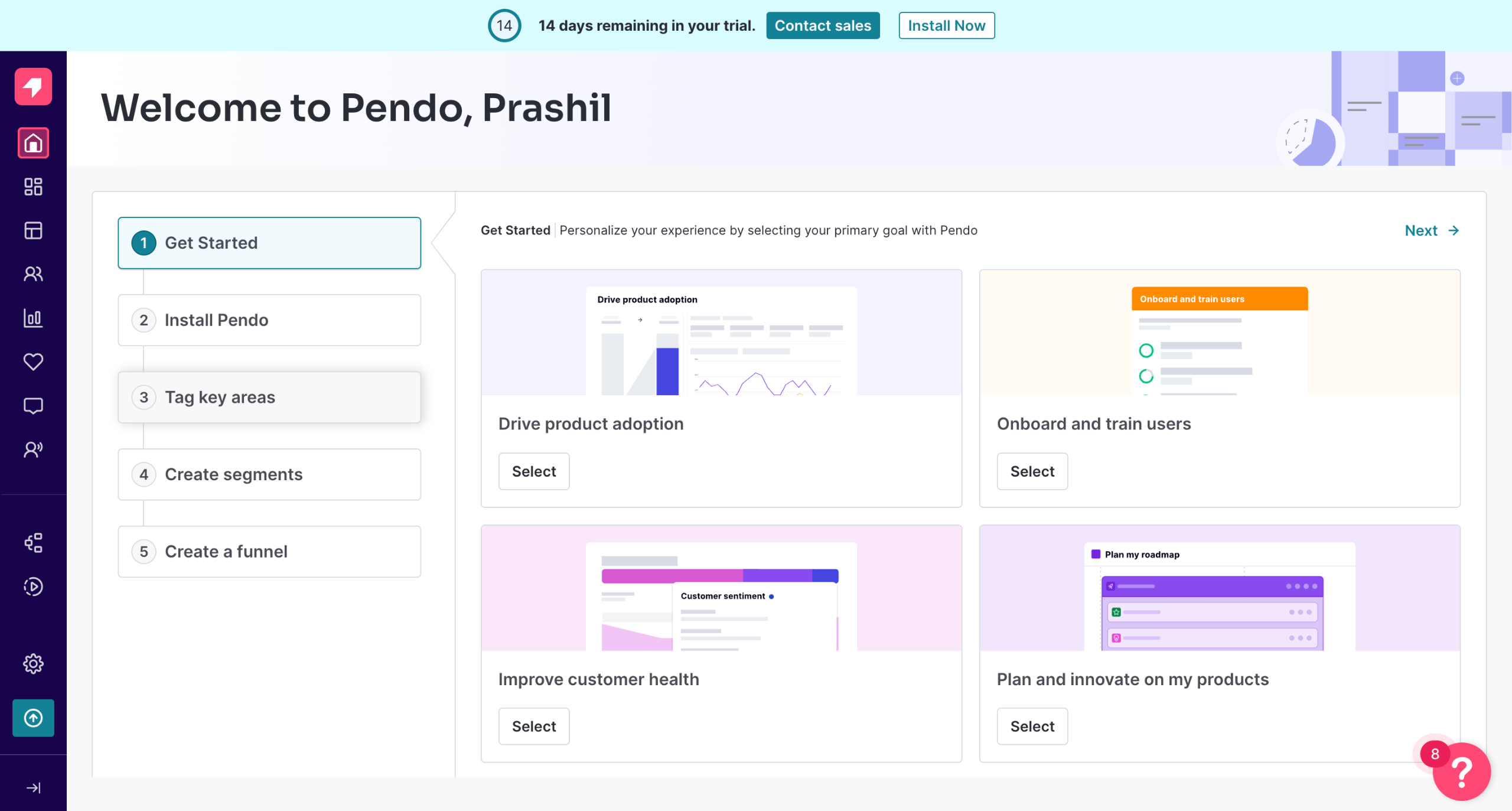 Pendo slack integration
