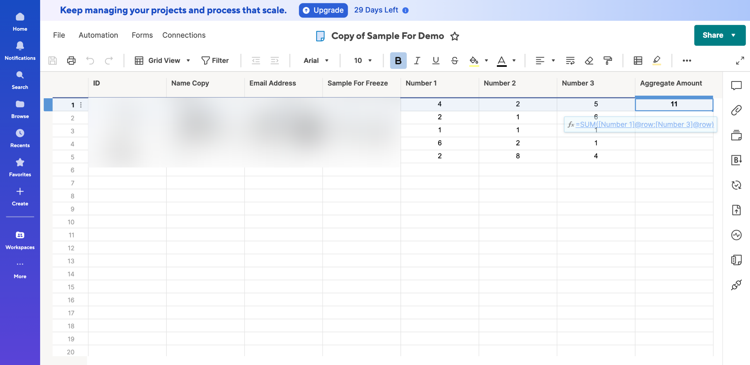 How to Add a Formula to a Column in Smartsheet