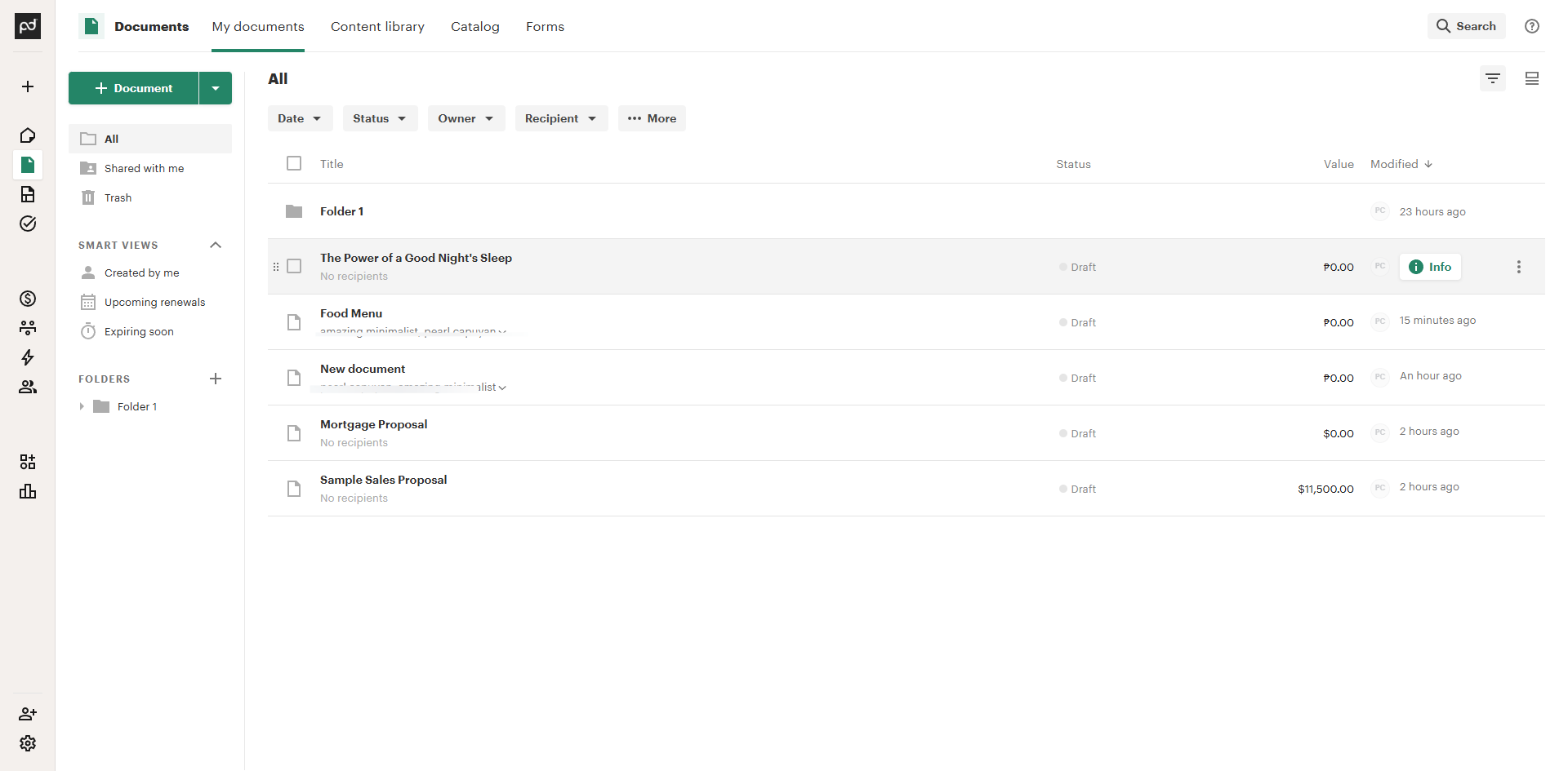 How to Add Basic Recipient Fields in PandaDoc
