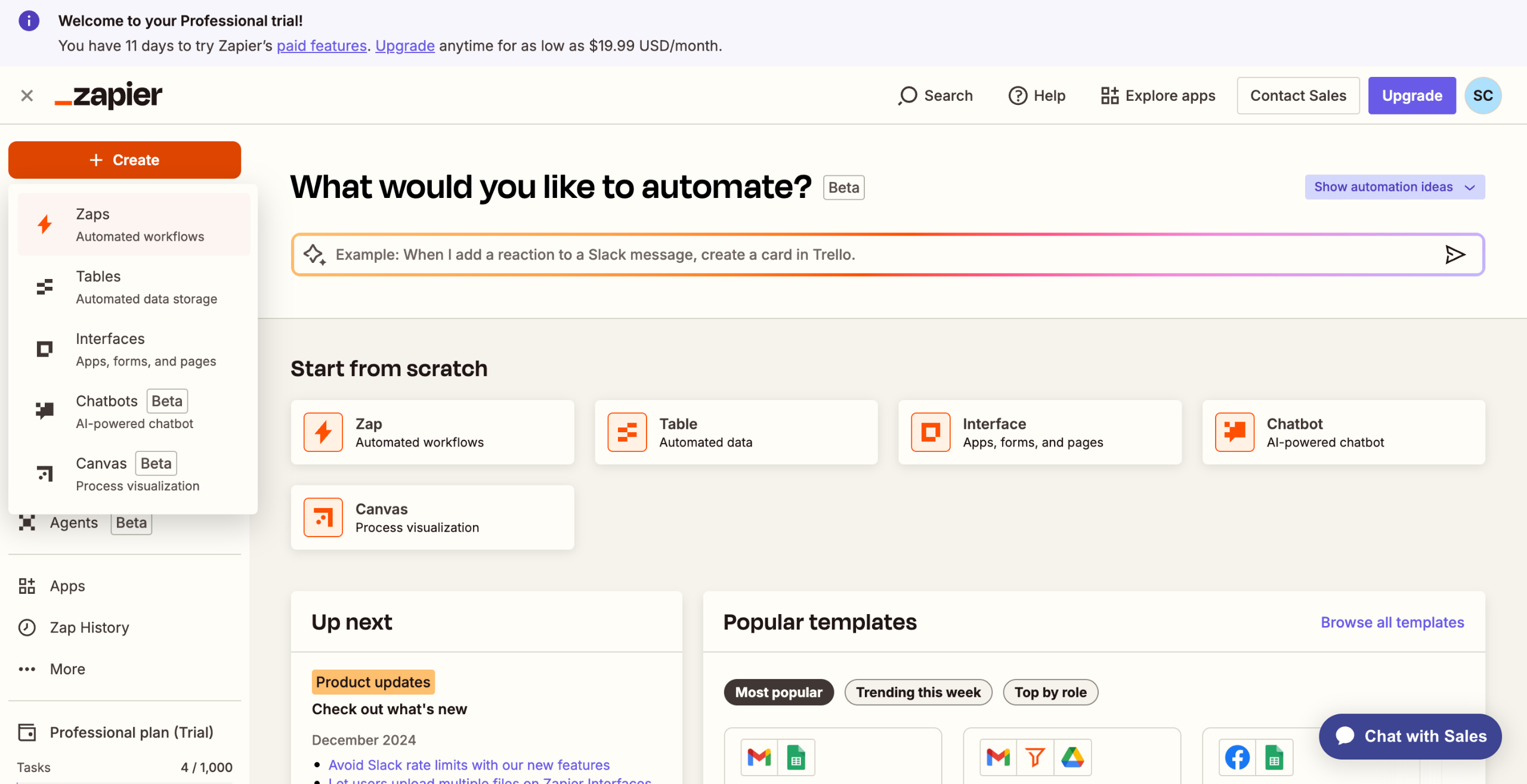 Pass Notion database info to Google Forms using Zapier