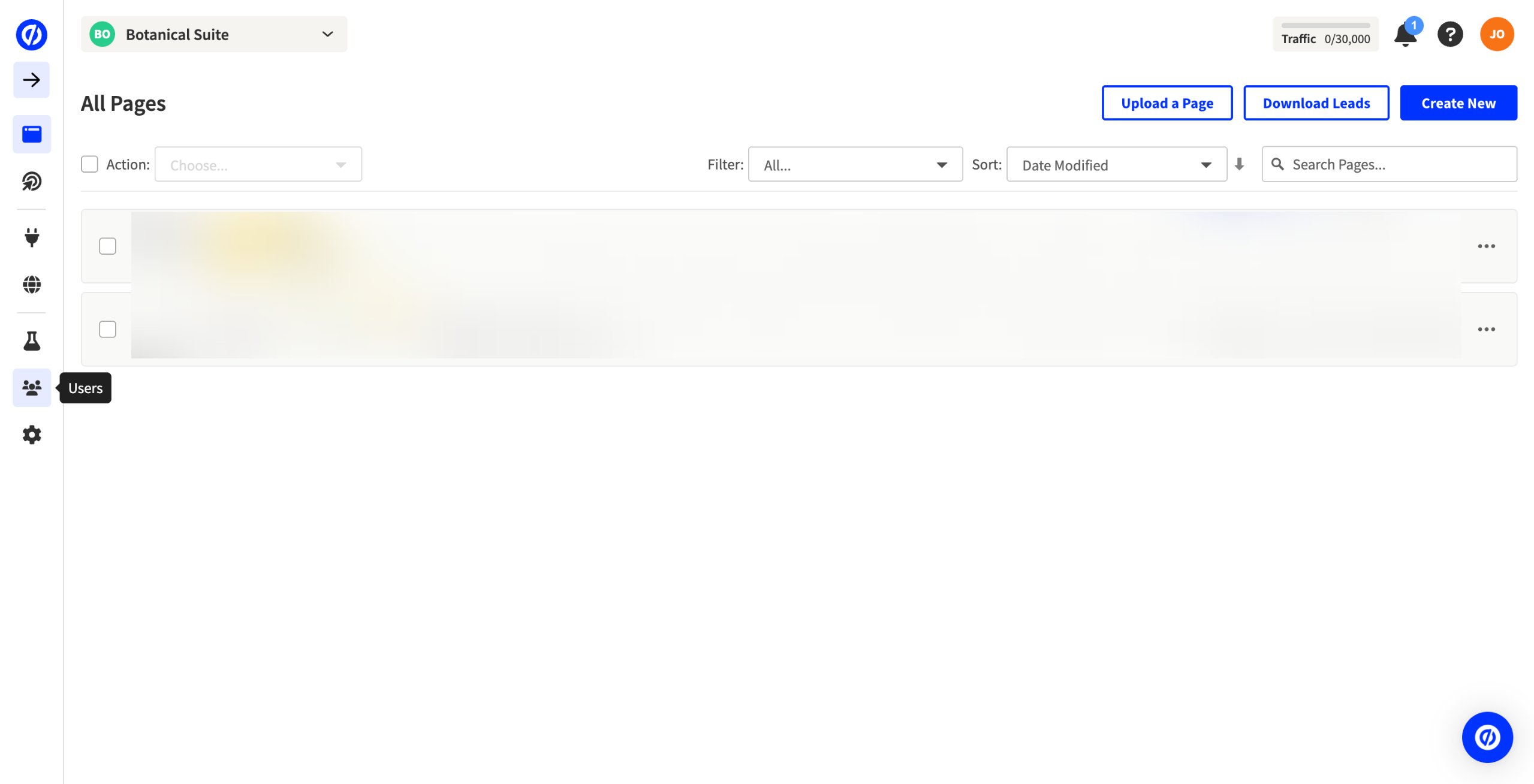 How to Invite a User in Unbounce