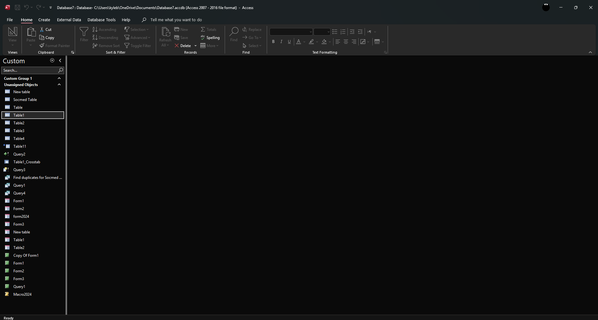 How to Sort Data in MS Access