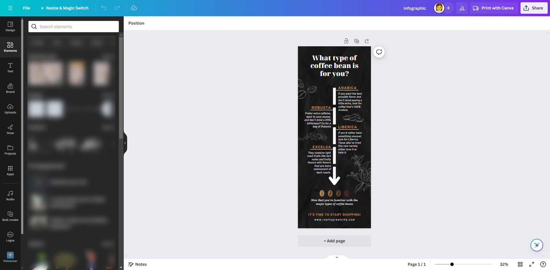 How to Make an Infographic on Canva
