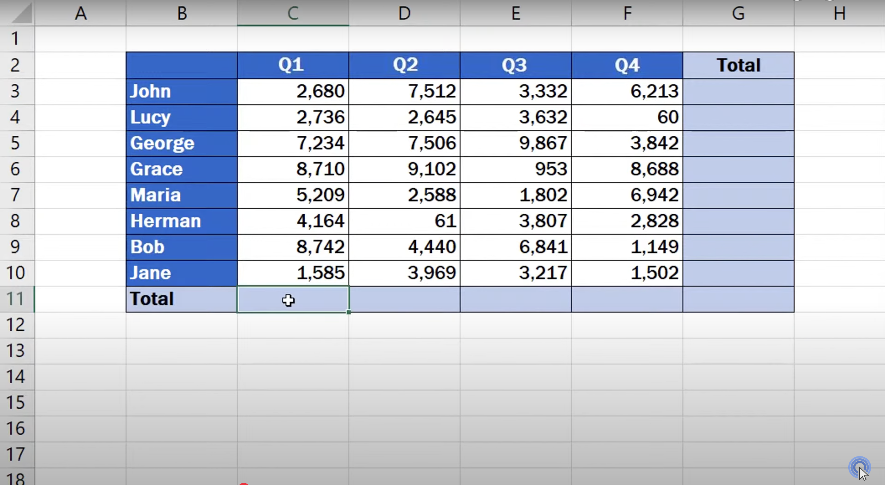 How to Calculate Total in Microsoft Excel