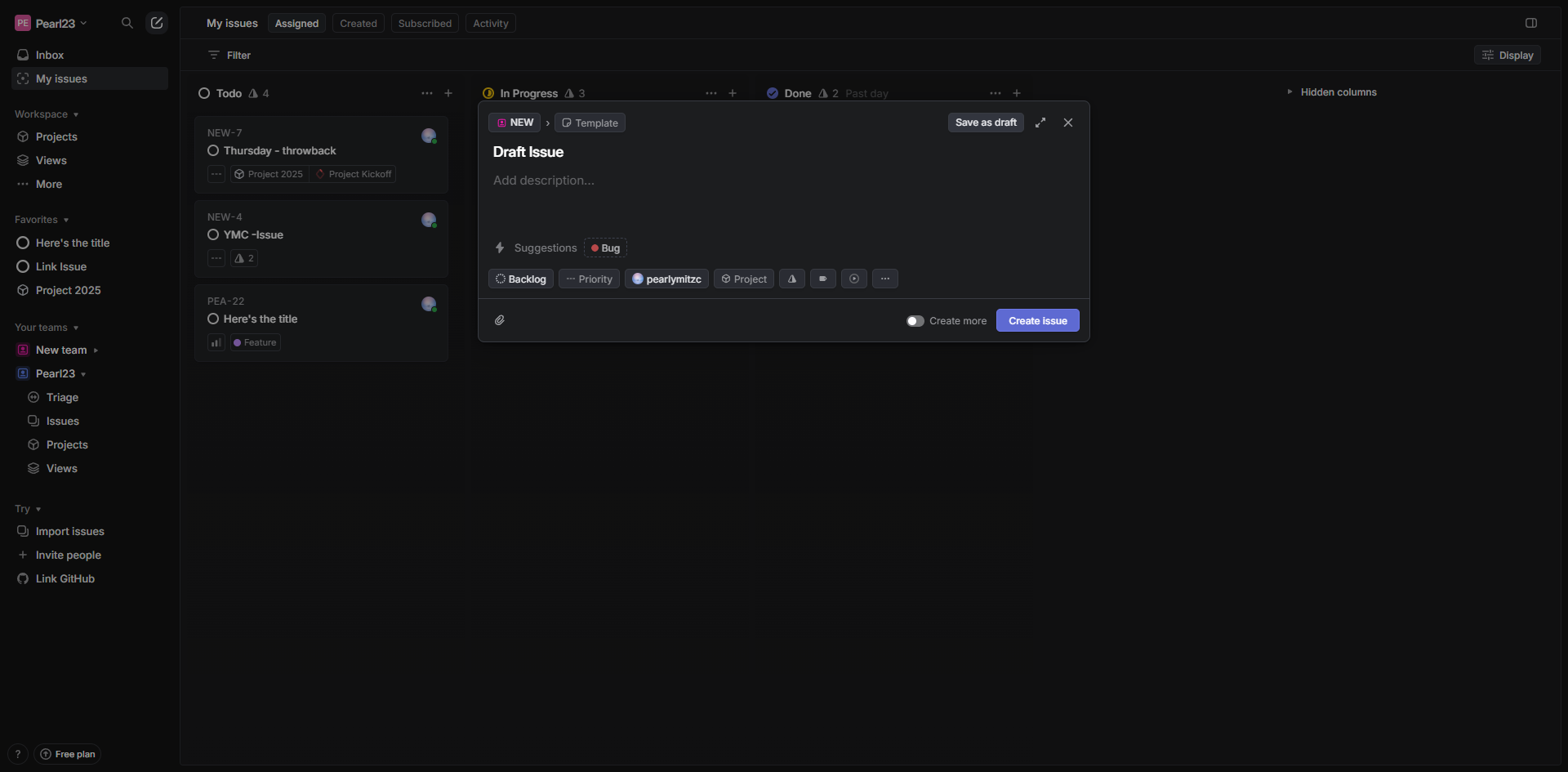How to Create Personal To-Do Lists in Linear